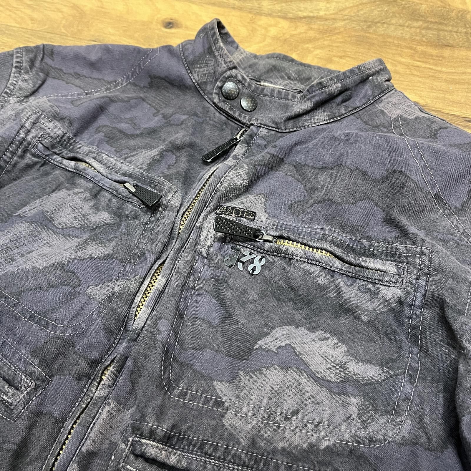 Diesel Diesel Camo Biker Jacket Size US XL / EU 56 / 4 - 2 Thumbnail