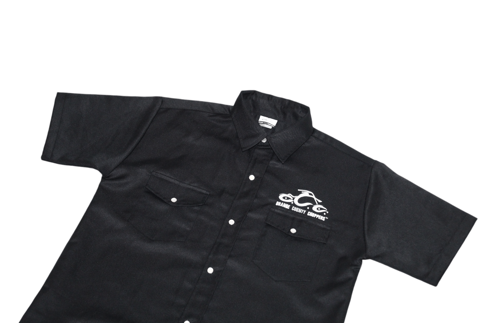 Harley Davidson Orange County Choppers N.Y. glossy denim mechanic shirt Size US S / EU 44-46 / 1 - 8 Thumbnail