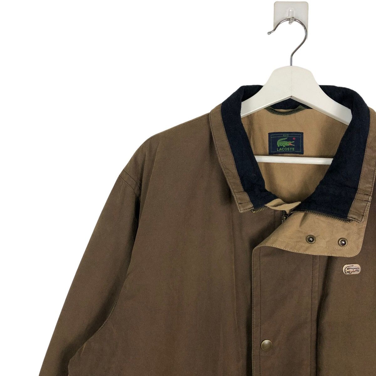 Japanese Brand 🔥 LACOSTE SAFARI LONG JACKET Size US L / EU 52-54 / 3 - 7 Thumbnail