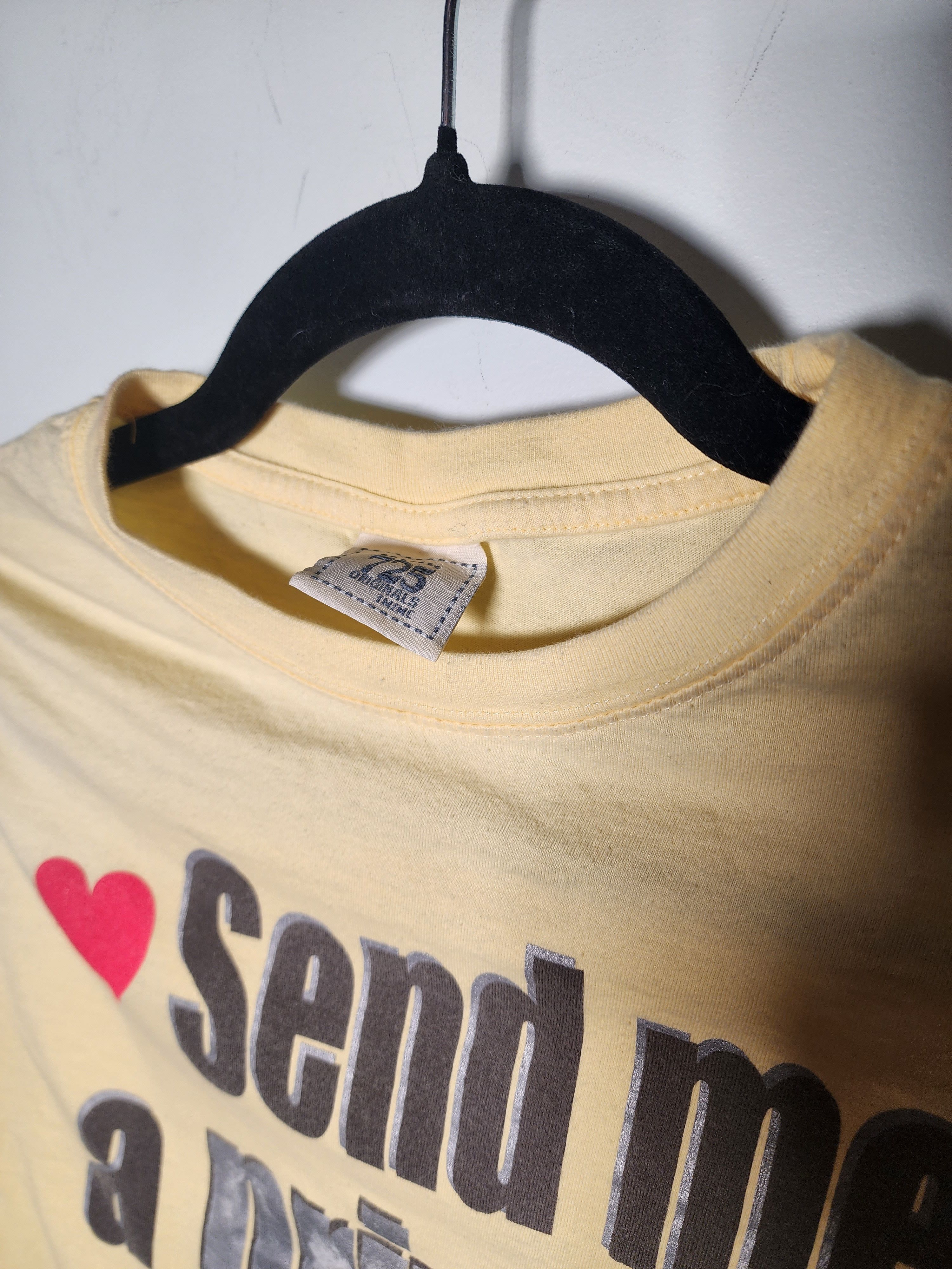 Vintage Vintage Y2K 725 Send Me A Private Message Text Shirt Size M / US 6-8 / IT 42-44 - 2 Thumbnail
