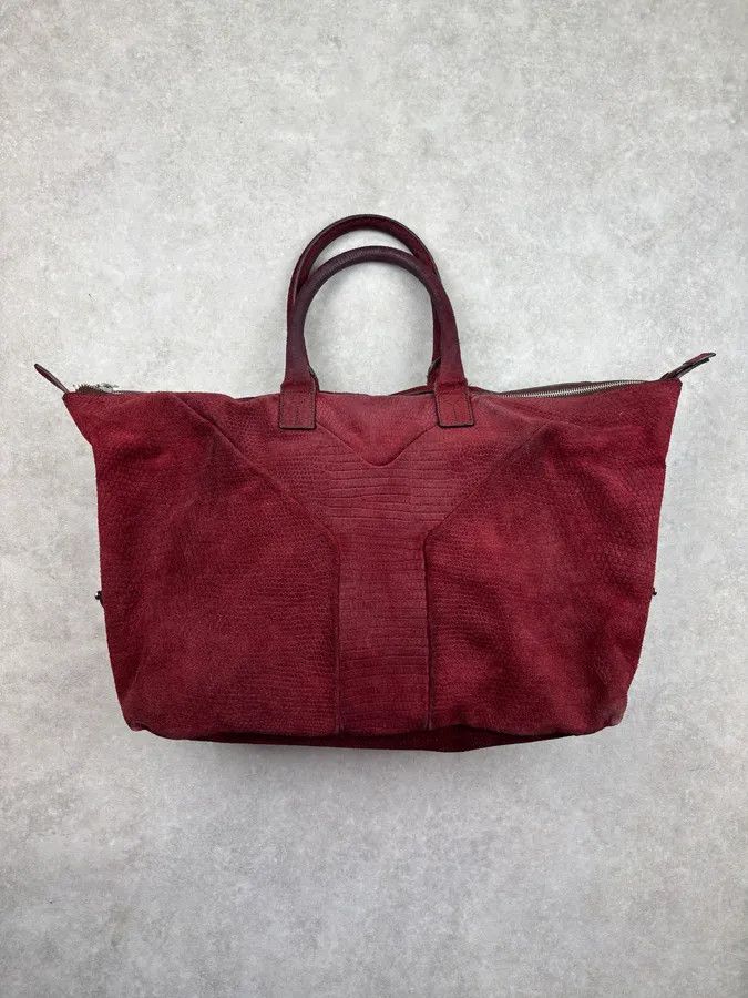 Yves Saint Laurent AW2009 Yves Saint Laurent Bordeaux Leather Handle Bag Size ONE SIZE - 12 Thumbnail