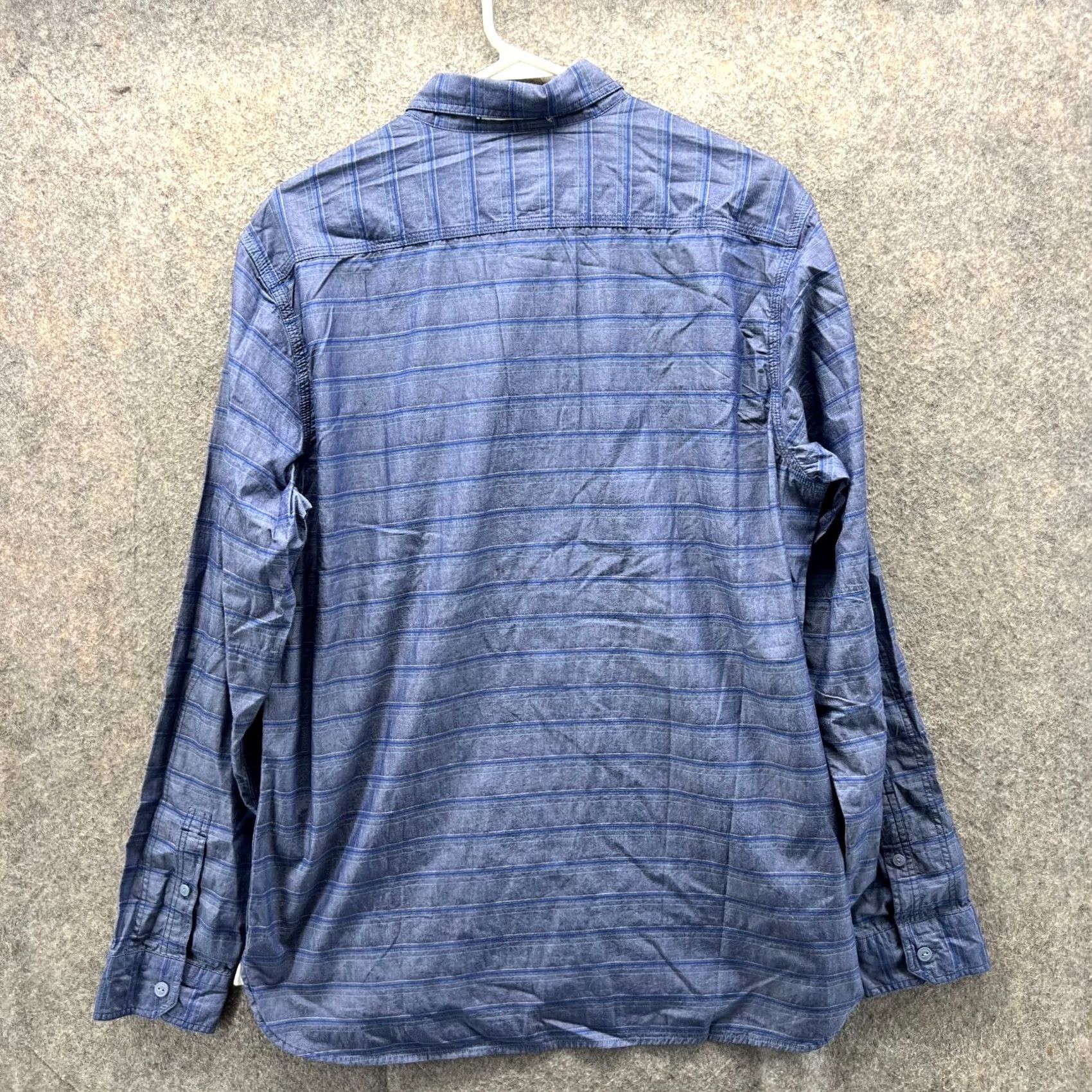 Levi's Levi's Shirt Mens Large Blue Button Down Classic Fit Striped Pocket Vintage Preppy Button-Up Shirt Size US L / EU 52-54 / 3 - 2 Thumbnail