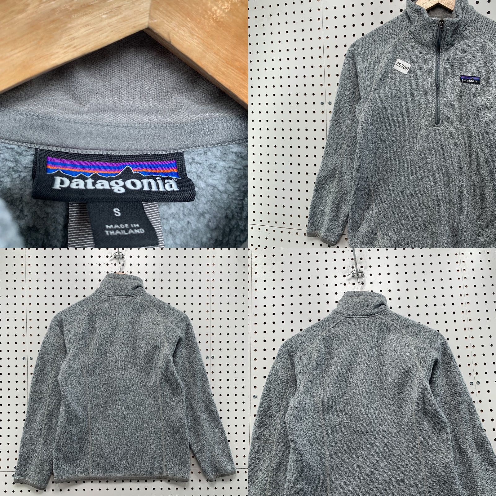 Patagonia Patagonia Better Sweater Gray Womens Small Zipper Pockets Fleece 17x23.5 Size S / US 4 / IT 40 - 8 Thumbnail