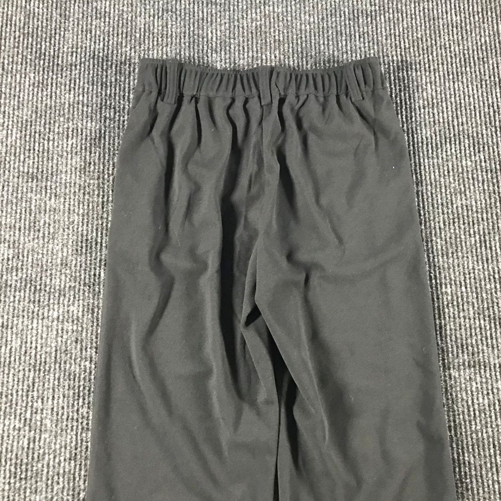 Vintage Halara Black Pleated High Waisted Straight Leg Dress Pants Womens S Regular Size 28" / US 6 / IT 42 - 5 Thumbnail