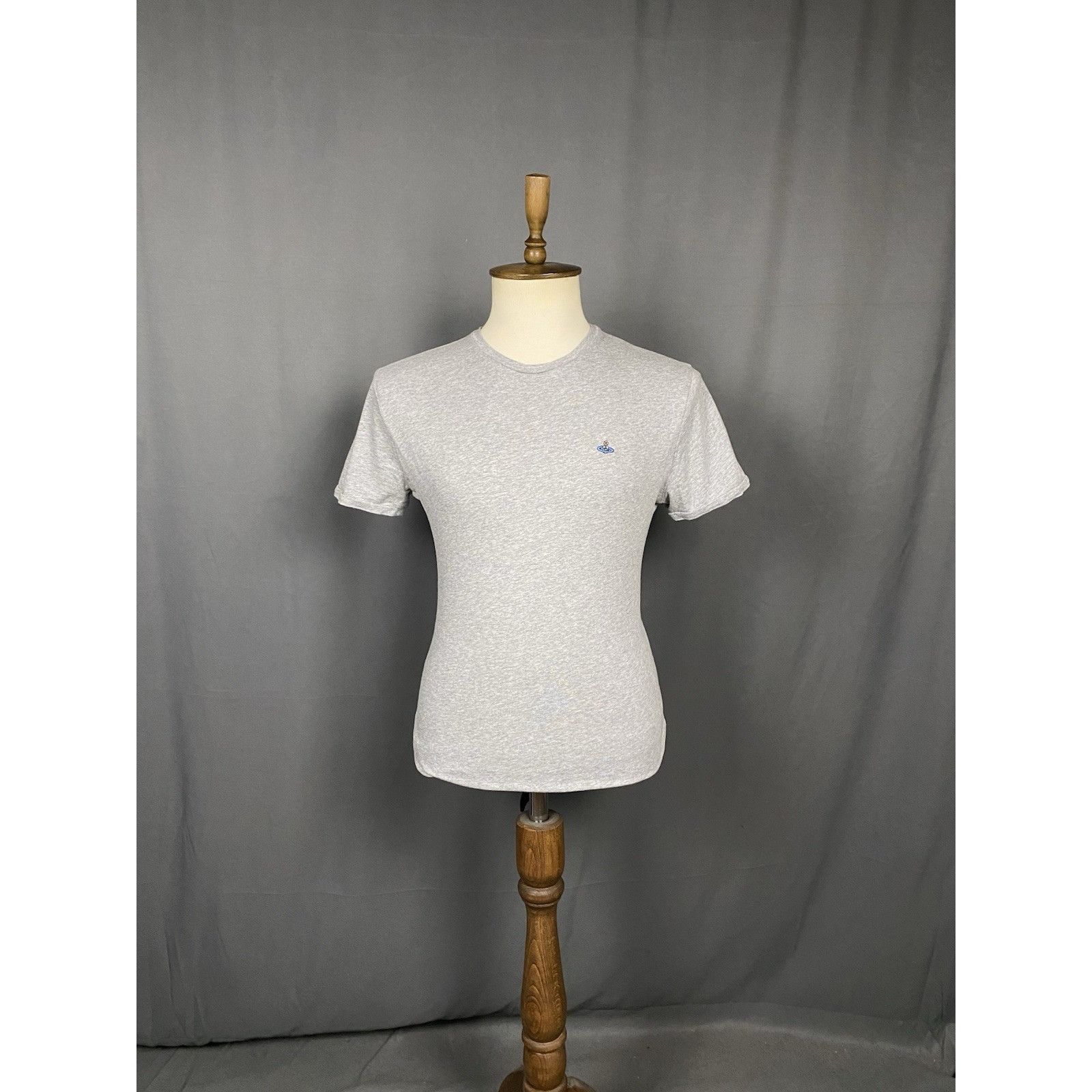 Vivienne Westwood Vivienne Westwood Small Logo Men's Gray T-Shirt Size L Size US L / EU 52-54 / 3 - 3 Thumbnail