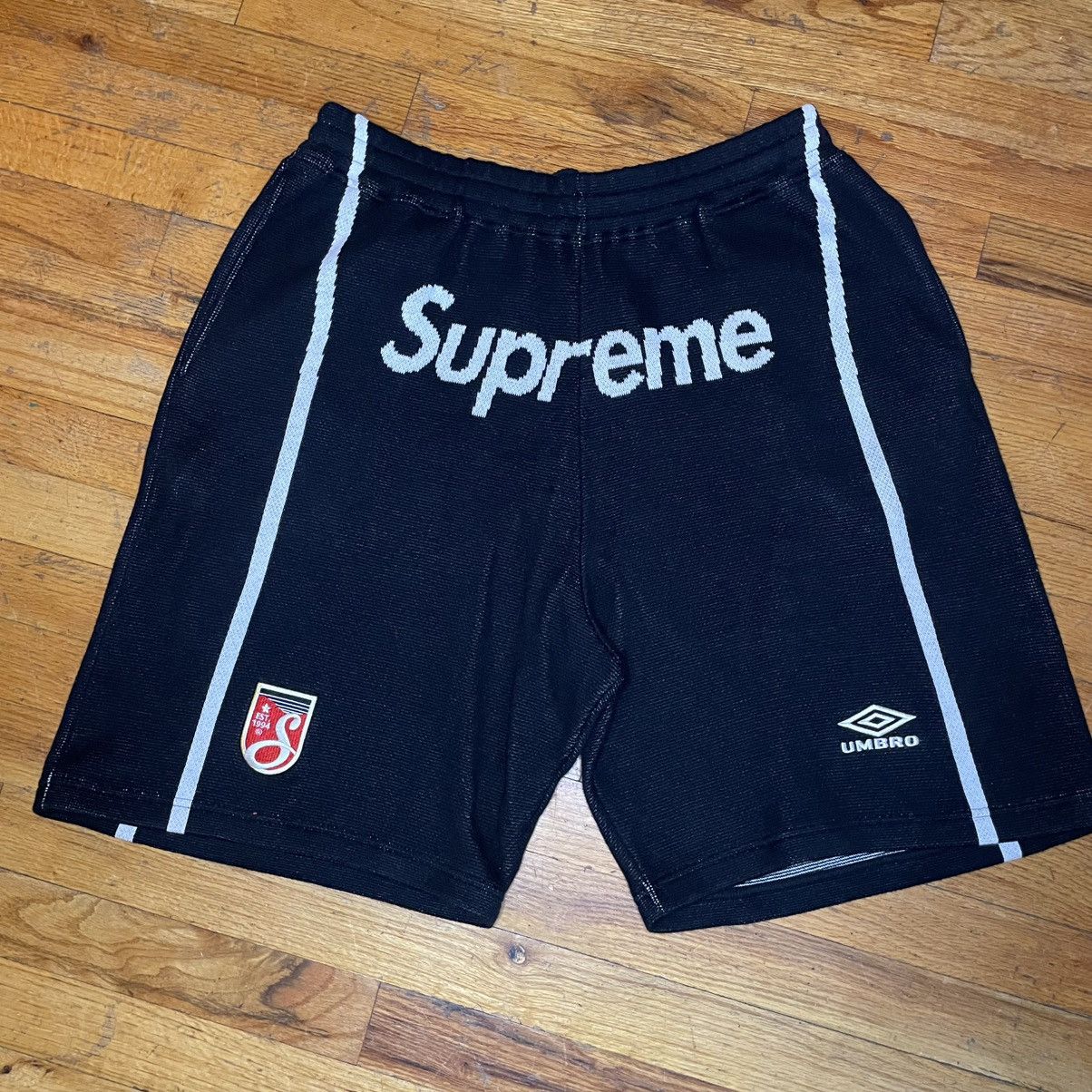 Supreme × Umbro Supreme Umbro Knit Soccer Short | Grailed