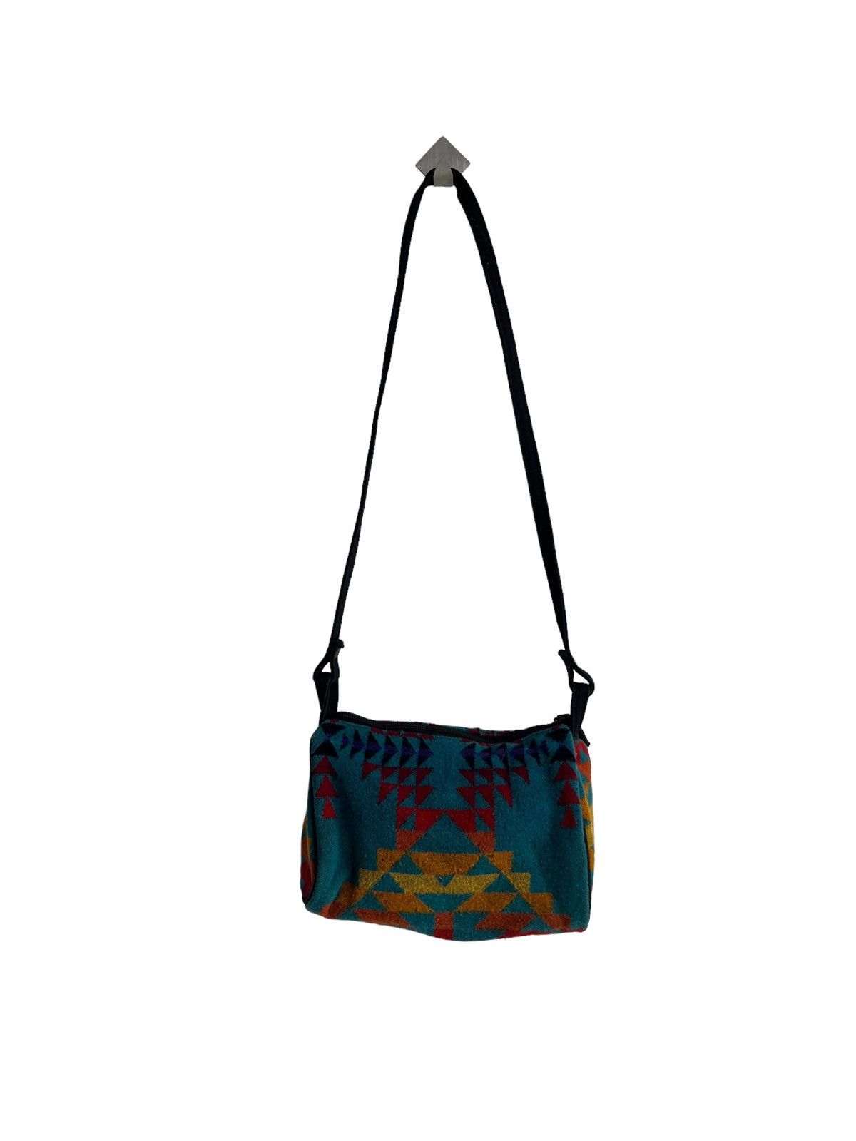 Dry Bones OG Pendleton 🇺🇸 Navajo Printed Wool Small Duffle Gym Bag Size ONE SIZE - 8 Thumbnail