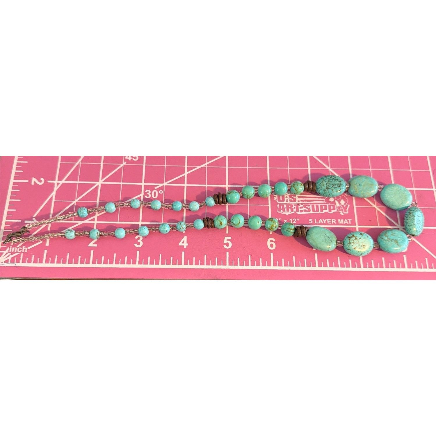 Peyote Bird Vintage Sterling Silver Peyote Bird Turquoise Bead Chunky St Size ONE SIZE - 5 Thumbnail