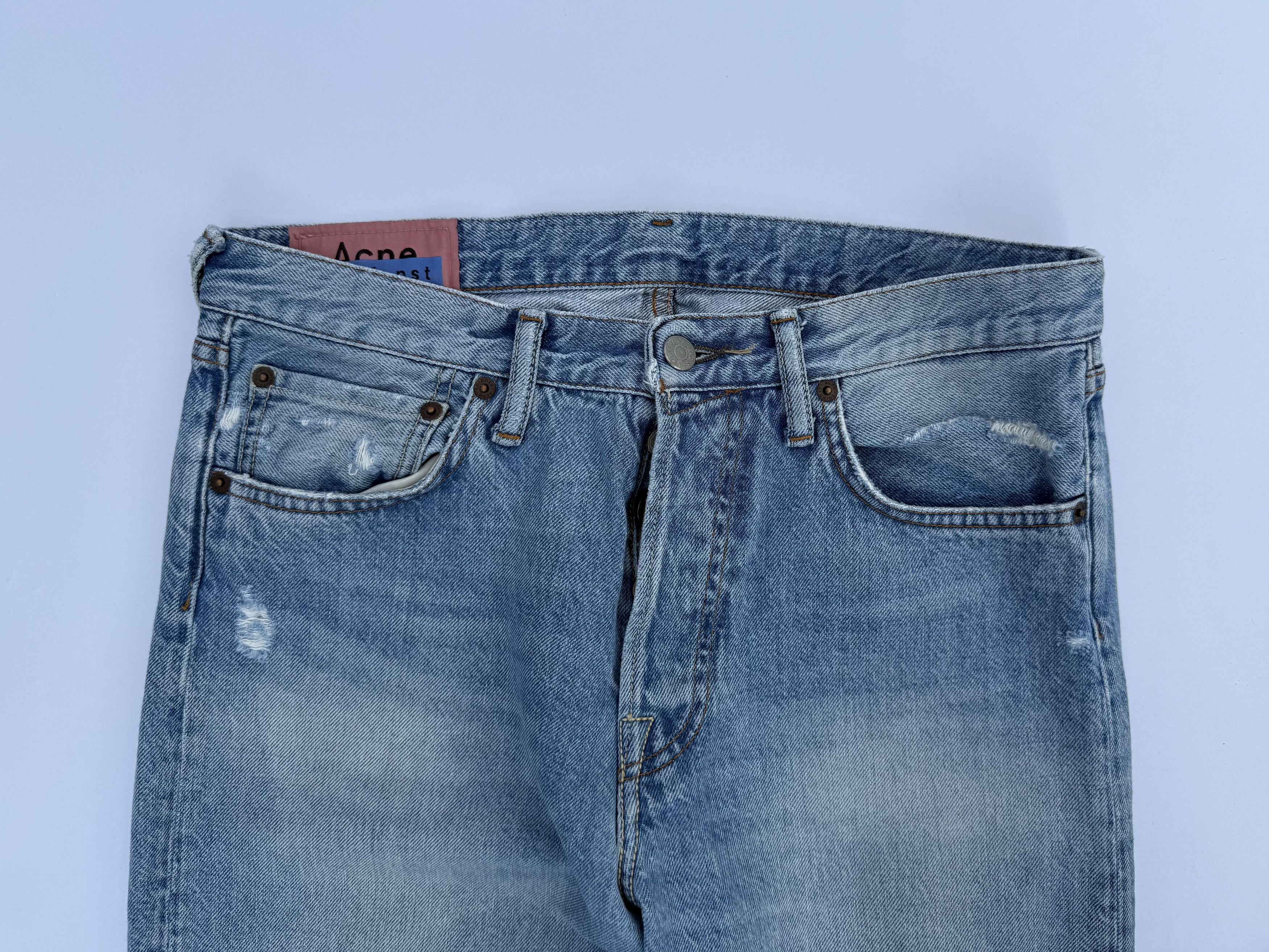 Acne Studios Acne Studios Regular Fit 5-Pocket Jeans Size US 31 - 5 Thumbnail