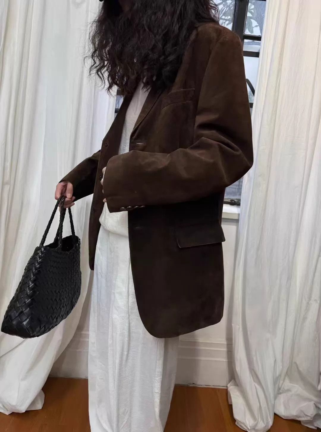 Yohji Yamamoto Yohji Yamamoto Brown Velvet Structured Blazer L Size L / US 10 / IT 46 - 1 Thumbnail