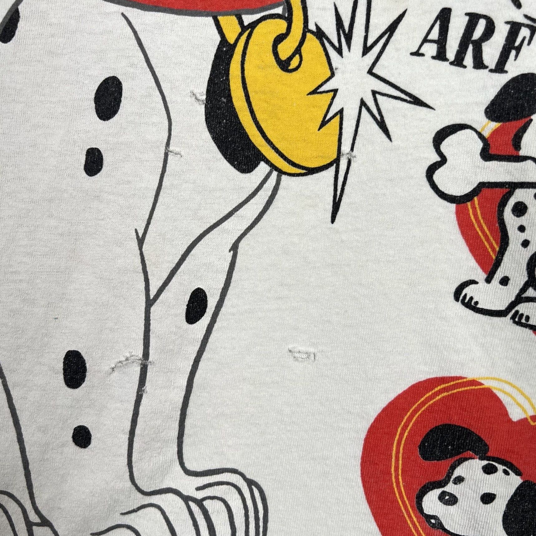 Disney VINTAGE Disney 101 Dalmatians T-Shirt Adult XL White 90s Cartoon Mens Size US XL / EU 56 / 4 - 5 Thumbnail