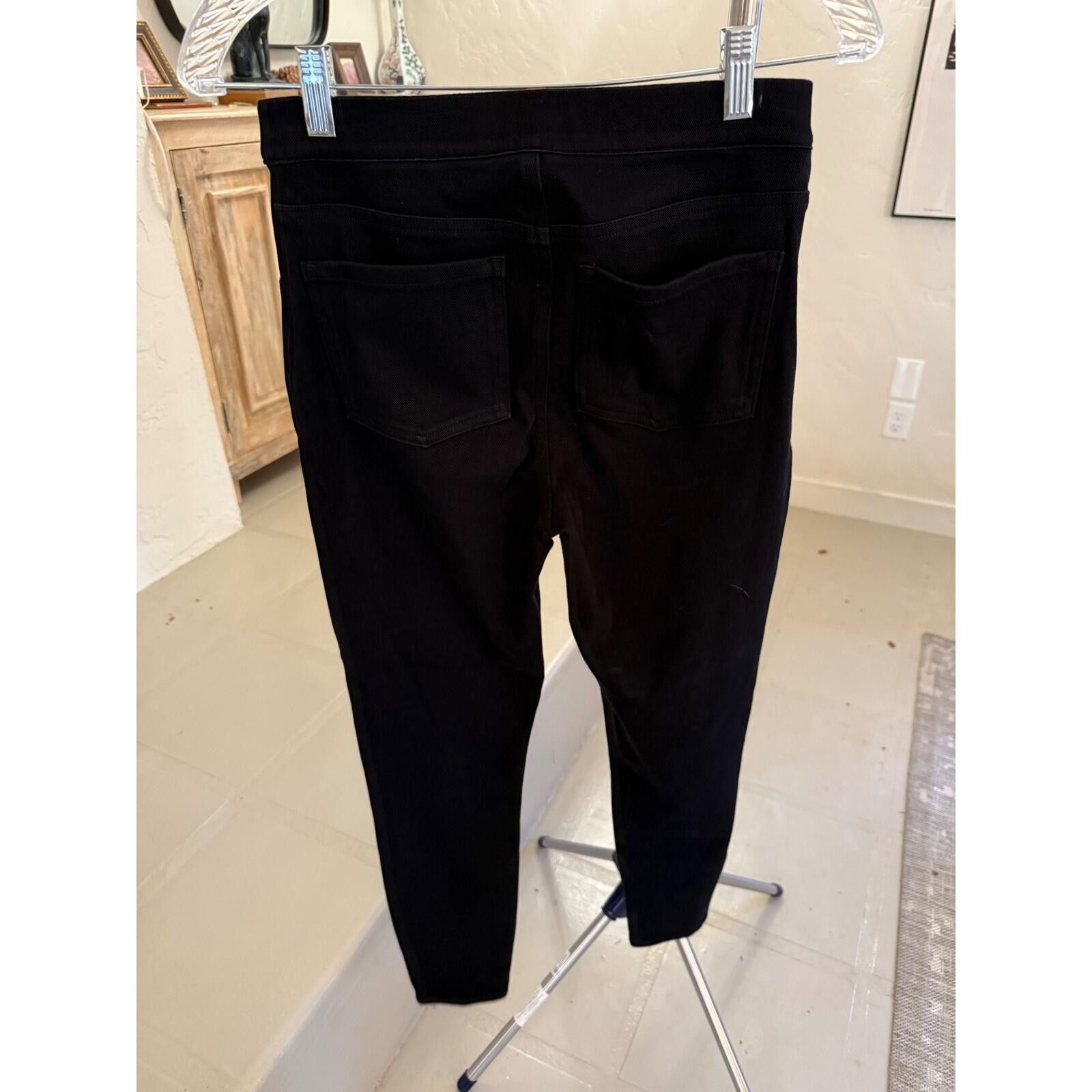 Domenico Spano Spanx Ankle Jean-ish Leggings Black High Waisted Pull On S Size 28" / US 6 / IT 42 - 4 Thumbnail
