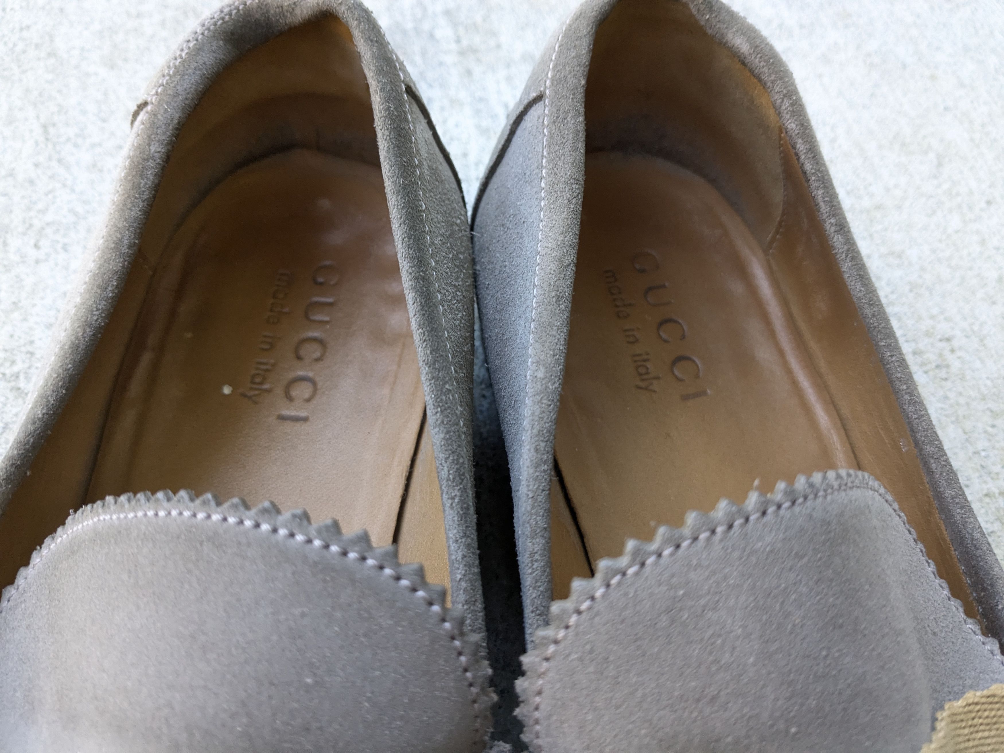 Gucci × Tom Ford Gucci Horsebit Loafers Gray Suede 8.5 Leather Italy Slip On Size US 8.5 / EU 41-42 - 4 Thumbnail
