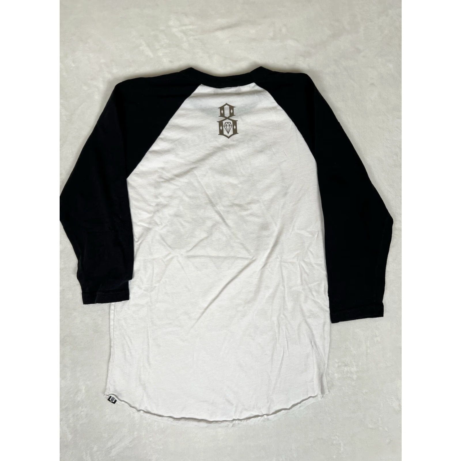 Vintage VINTAGE Rebel 8 Raglan Shirt T-Shirt 3/4 Sleeve S Small Black Unisex Adults 90s Art Y2K Mens Womens Size US S / EU 44-46 / 1 - 6 Thumbnail