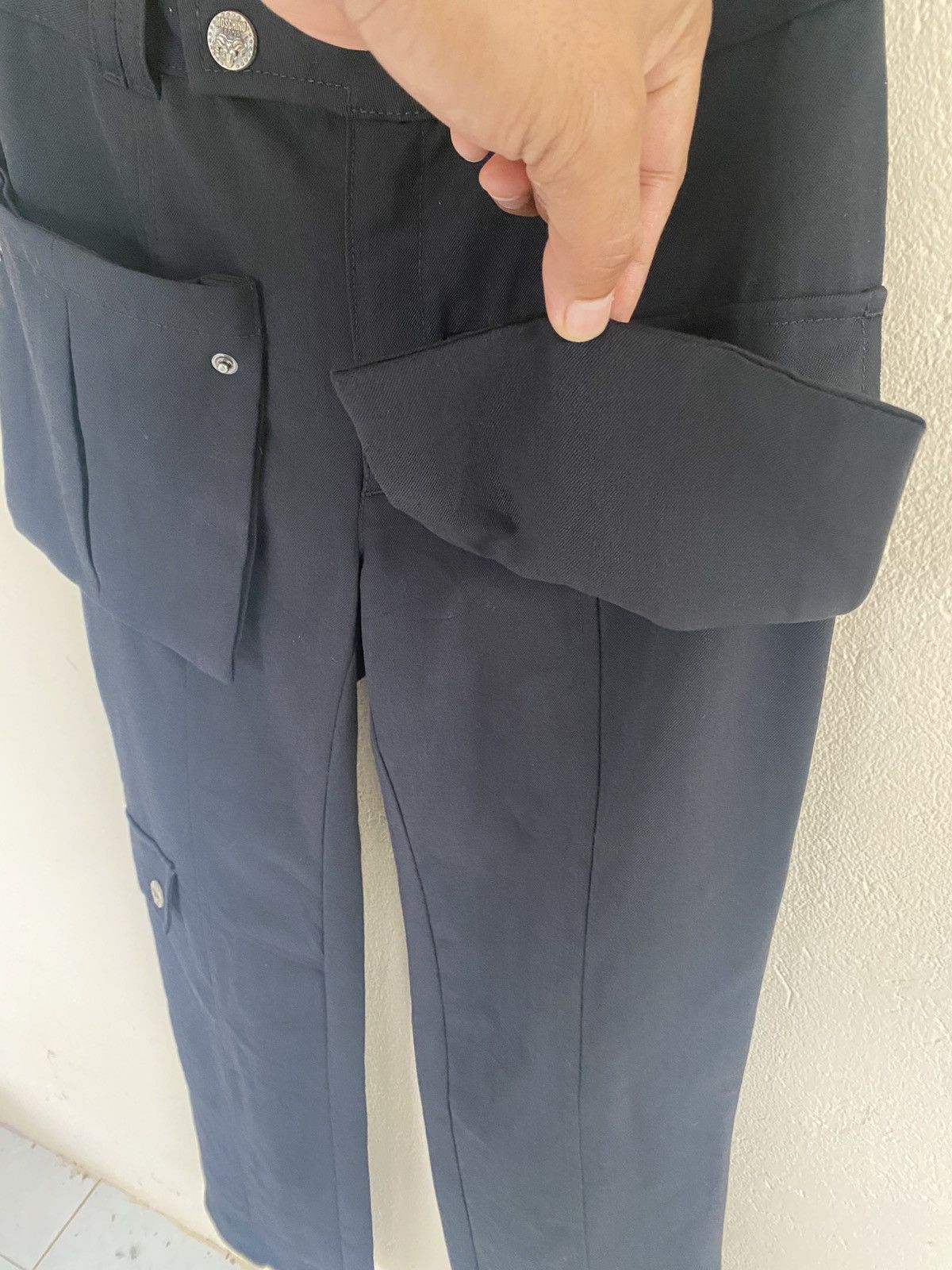 Moschino Moschino Flap Pockets Cargo Pant Size 23" - 8 Thumbnail