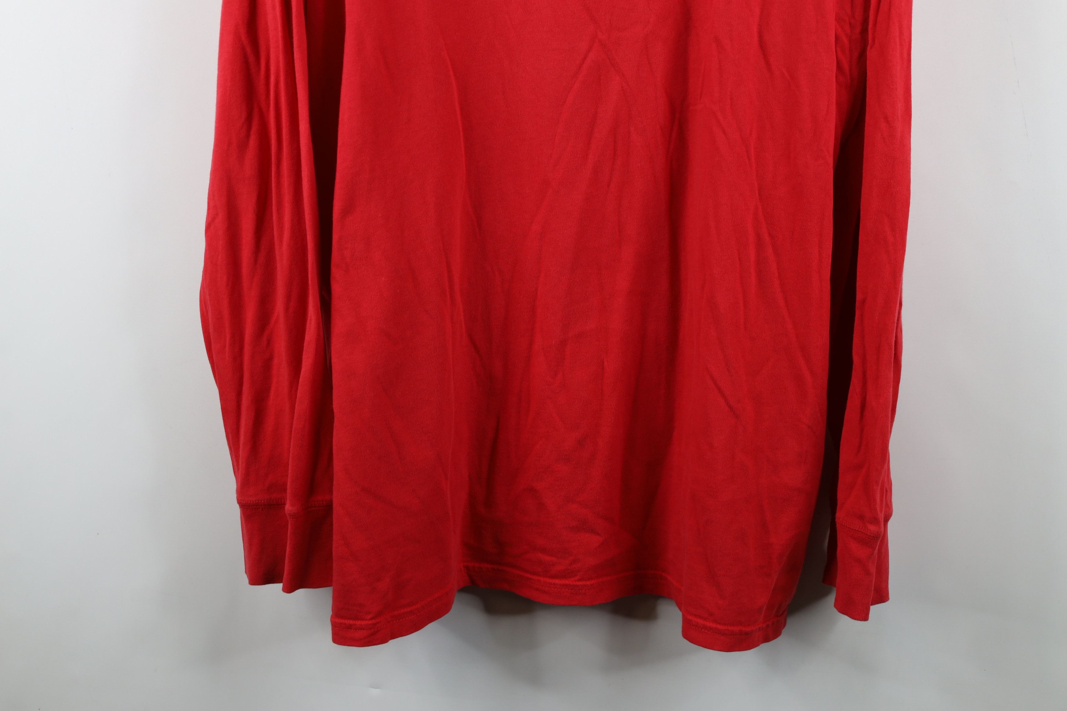 The North Face Vintage Y2K The North Face Box Logo Long Sleeve T-Shirt Red Size US XXL / EU 58 / 5 - 3 Thumbnail