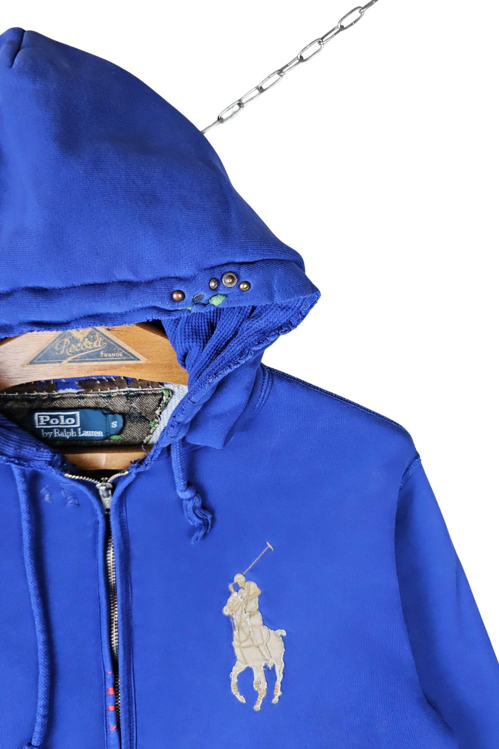 Polo Ralph Lauren 2006 PRL“Big Pony” Thermal-Lined Zip Hoodie - Royal Blue - S Size US S / EU 44-46 / 1 - 1 Thumbnail