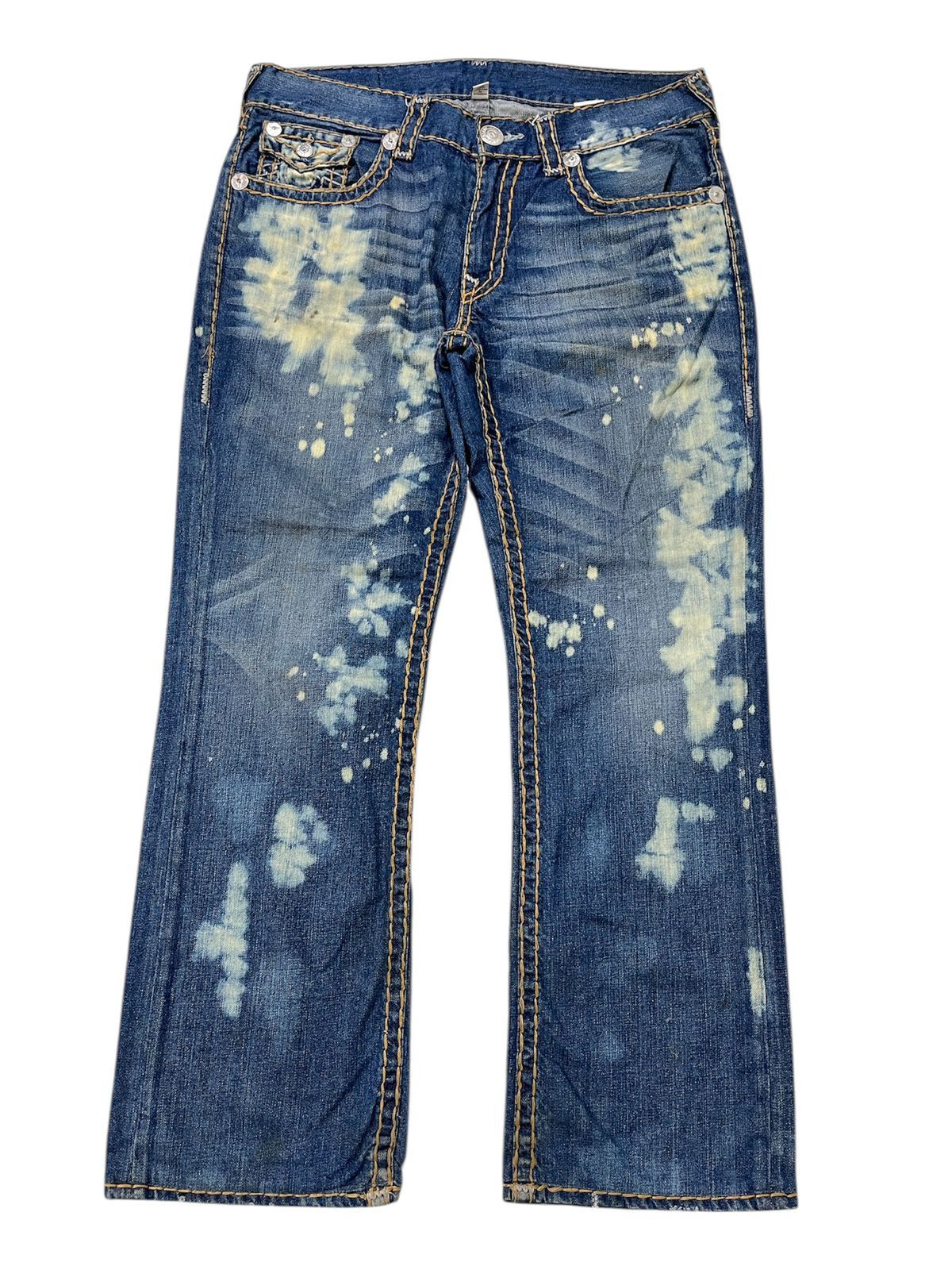 True Religion True Religion Section Straight Acid Flared Jeans Size US 36 / EU 52 - 2 Thumbnail