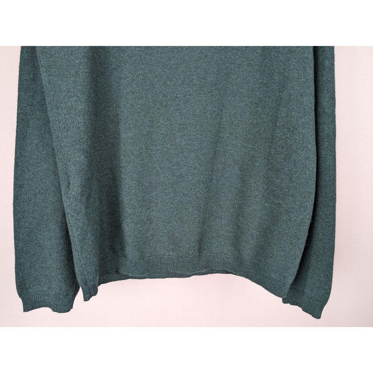Saint Laurent Paris o1rshd1 Sweater Cachemire in Vert Fonce Size US XXL / EU 58 / 5 - 12 Thumbnail