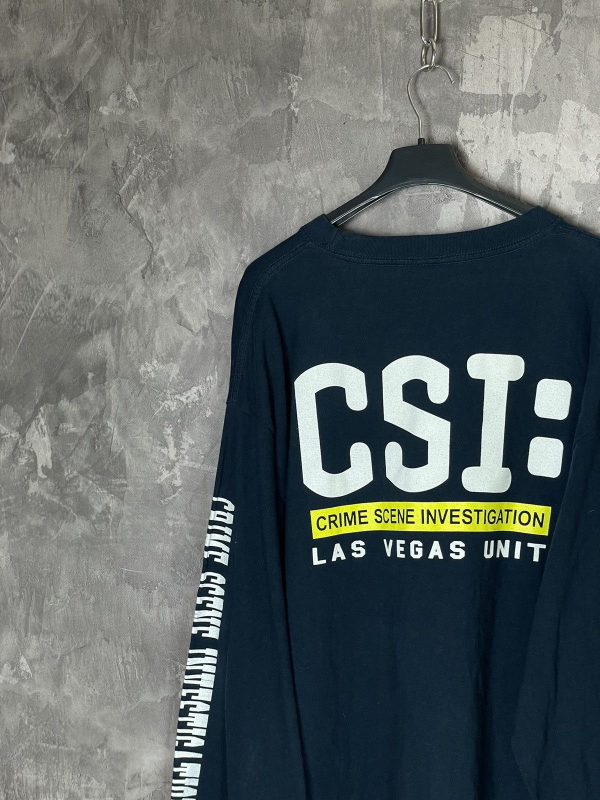 Vintage Vintage Y2K CSI Las Vegas TV Promo Long sleeve T Shirt Size US XL / EU 56 / 4 - 4 Thumbnail