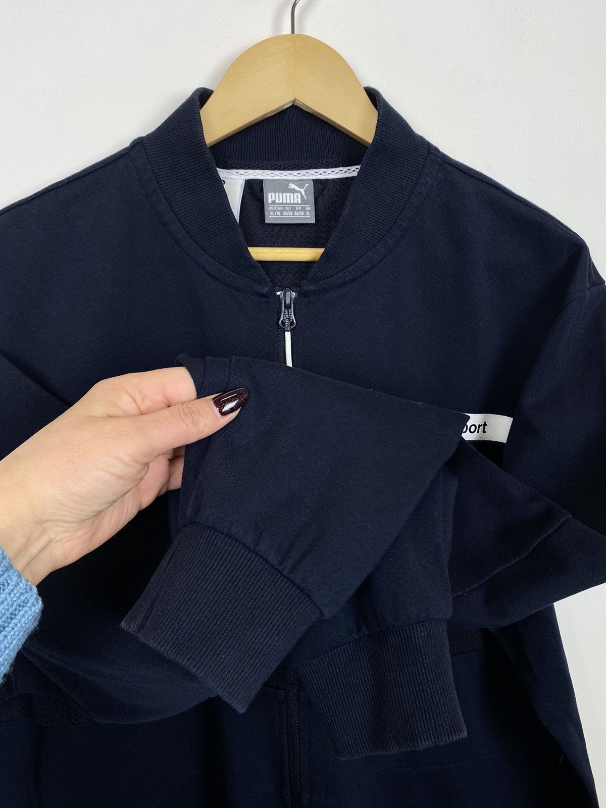 BMW × Puma Puma BMW Motorsport Racing Jacket Full Zip Size XL Blue Top Size US XL / EU 56 / 4 - 3 Thumbnail