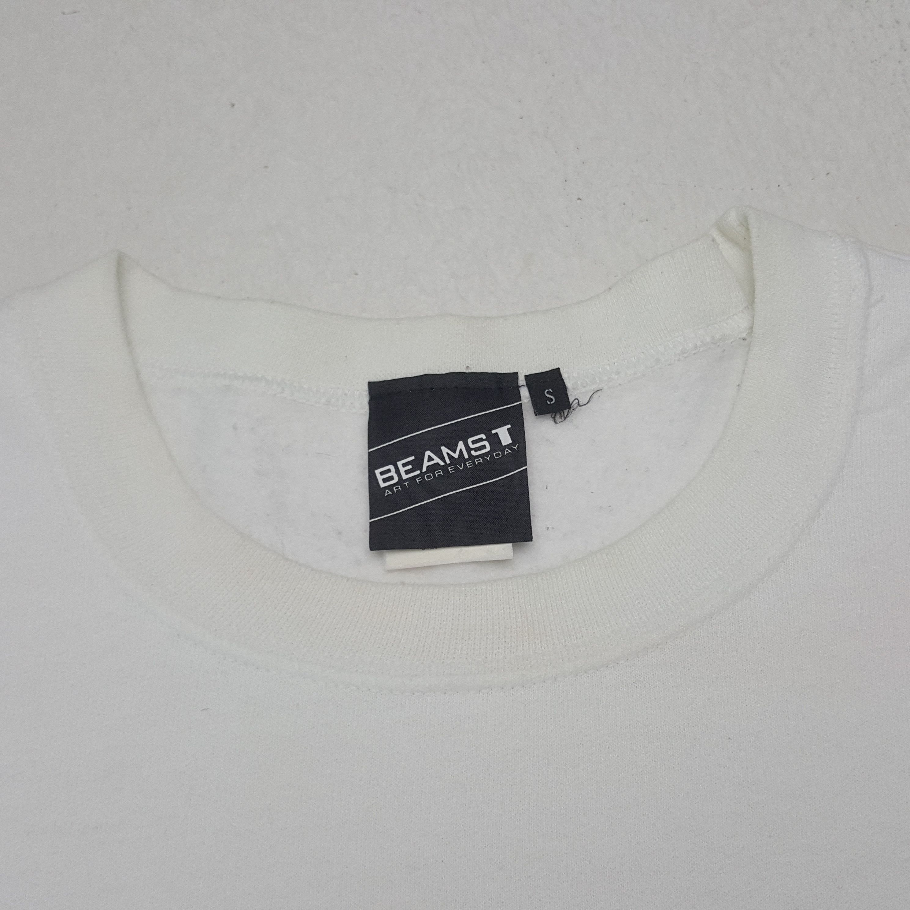 Beams Plus × Japanese Brand × Vintage Vintage Beams Neko Cat Sweatshirt Size US S / EU 44-46 / 1 - 4 Thumbnail