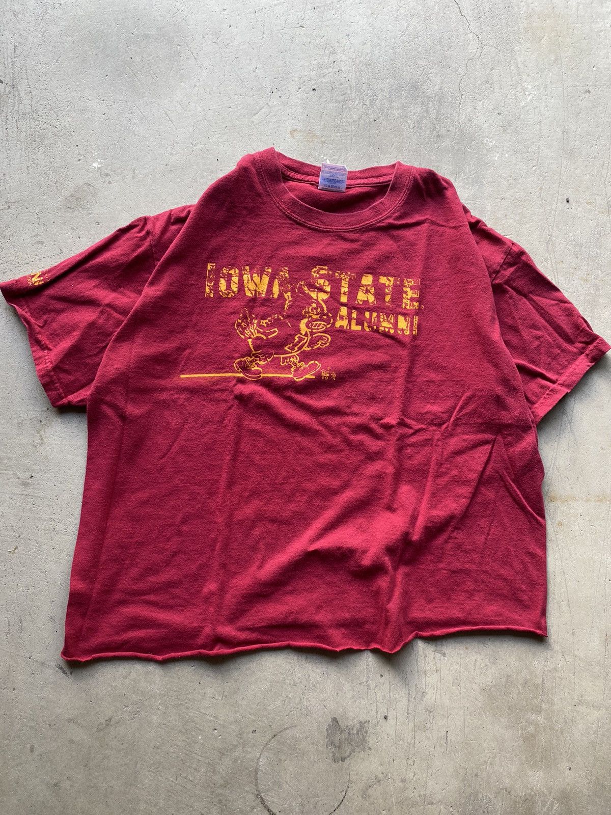 Japanese Brand × Vintage Vintage 90s College Sports Team Tee Shirt Size US S / EU 44-46 / 1 - 1 Thumbnail