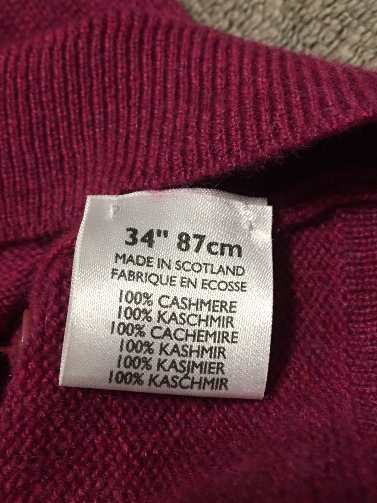 Johnstons Of Elgin Johnstons of Elgin Cashmere Sweater Jumper Size 34” 87cm Size S / US 4 / IT 40 - 8 Thumbnail