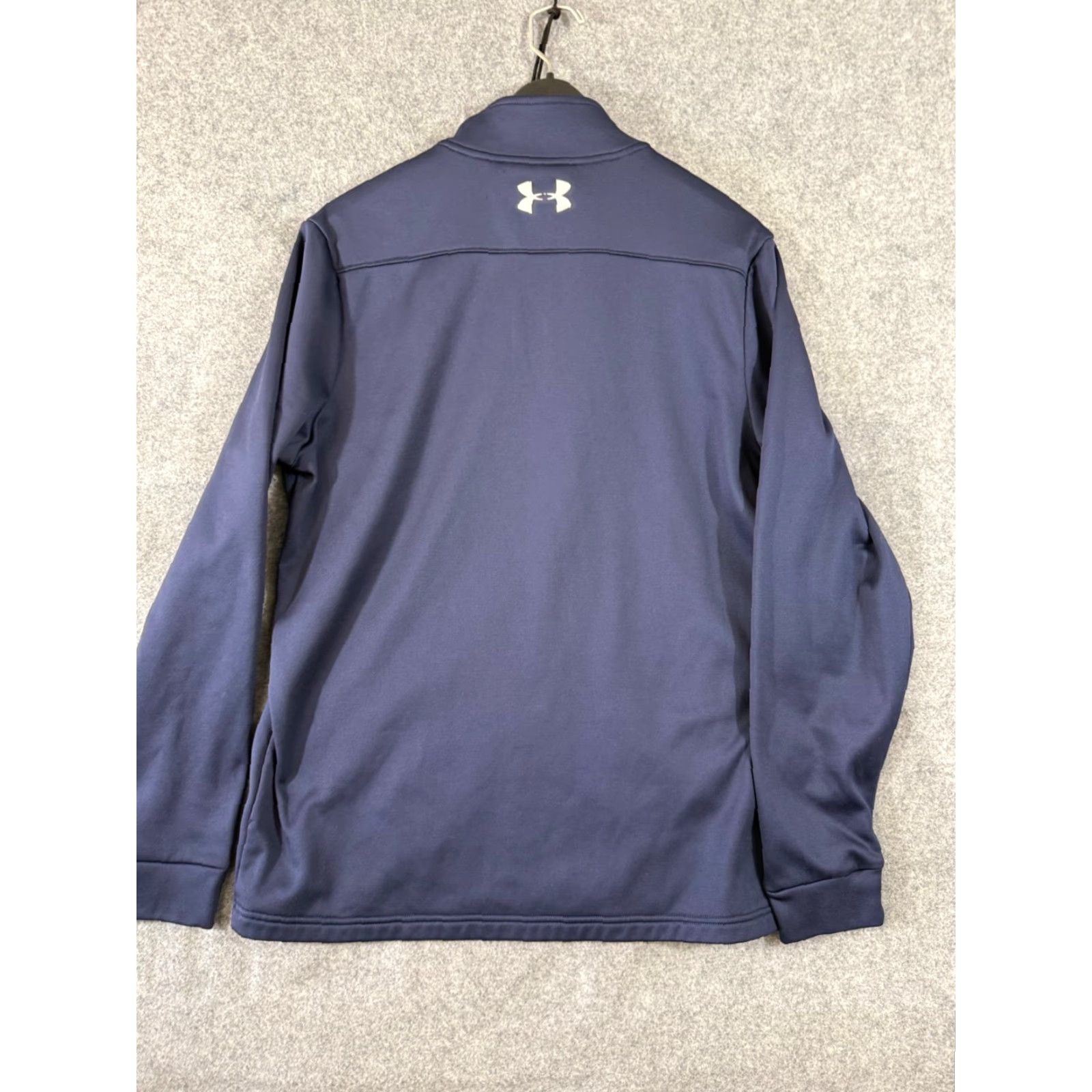 Under Armour Under Armour Jacket Mens M Blue 1/4 Zip Loose Pullover Outdoor Performance Logo Stand-Up Neck Clothing Size US M / EU 48-50 / 2 - 7 Thumbnail