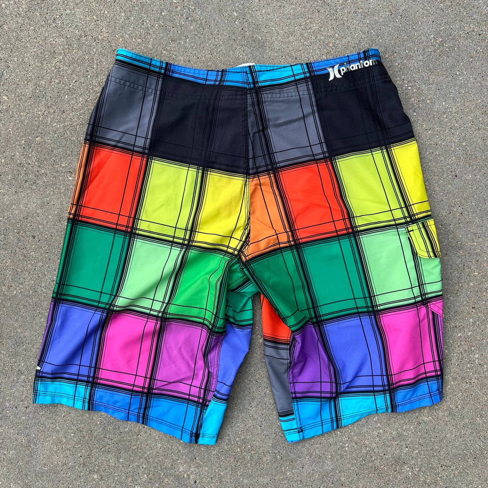 Hurley Hurley Phantom Primary Color Block board shorts swim trunks Size US 32 / EU 48 - 3 Thumbnail