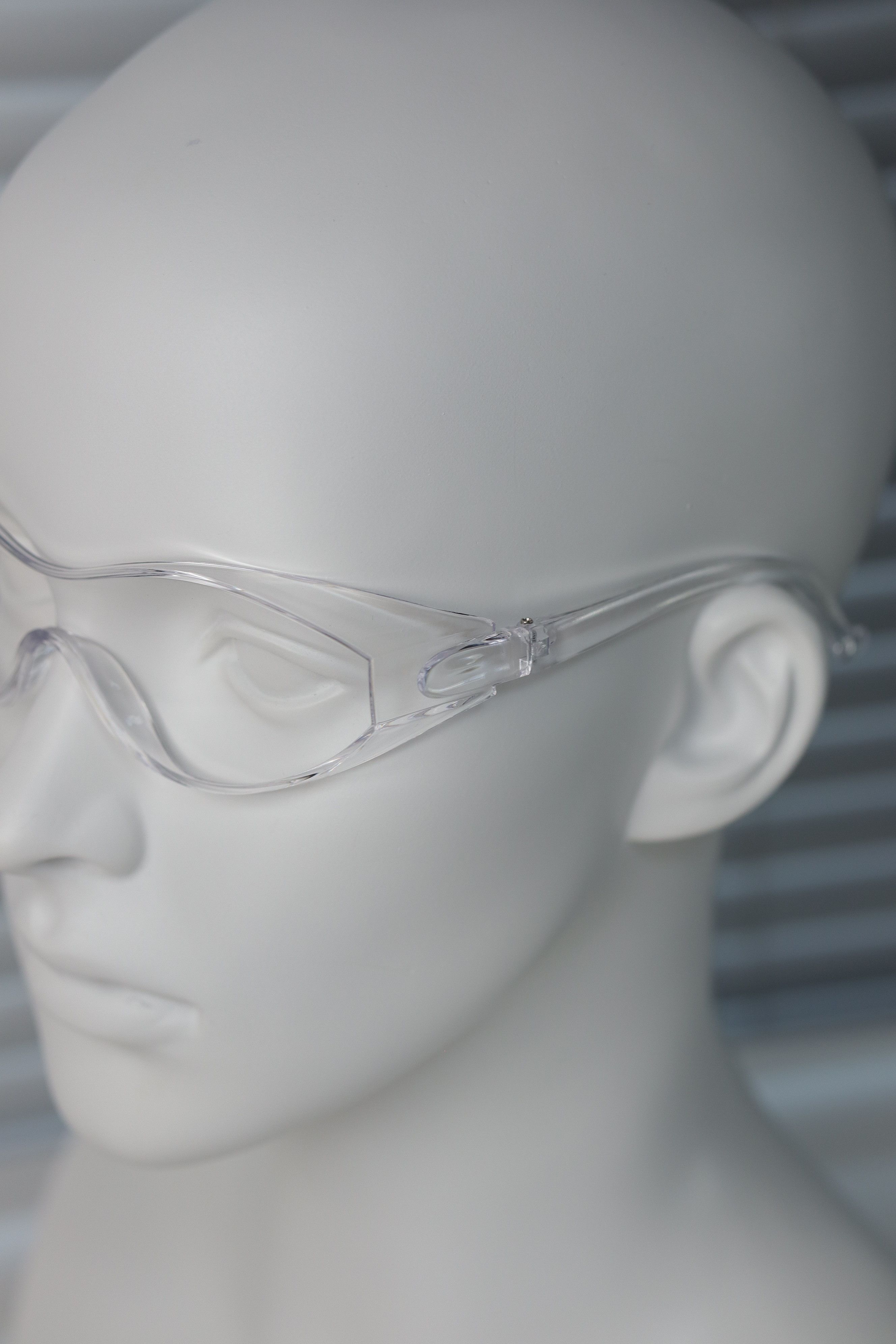 Japanese Brand Y2k Large Wide Safety Glasses Sunglasses Transport White OS Size ONE SIZE - 4 Thumbnail