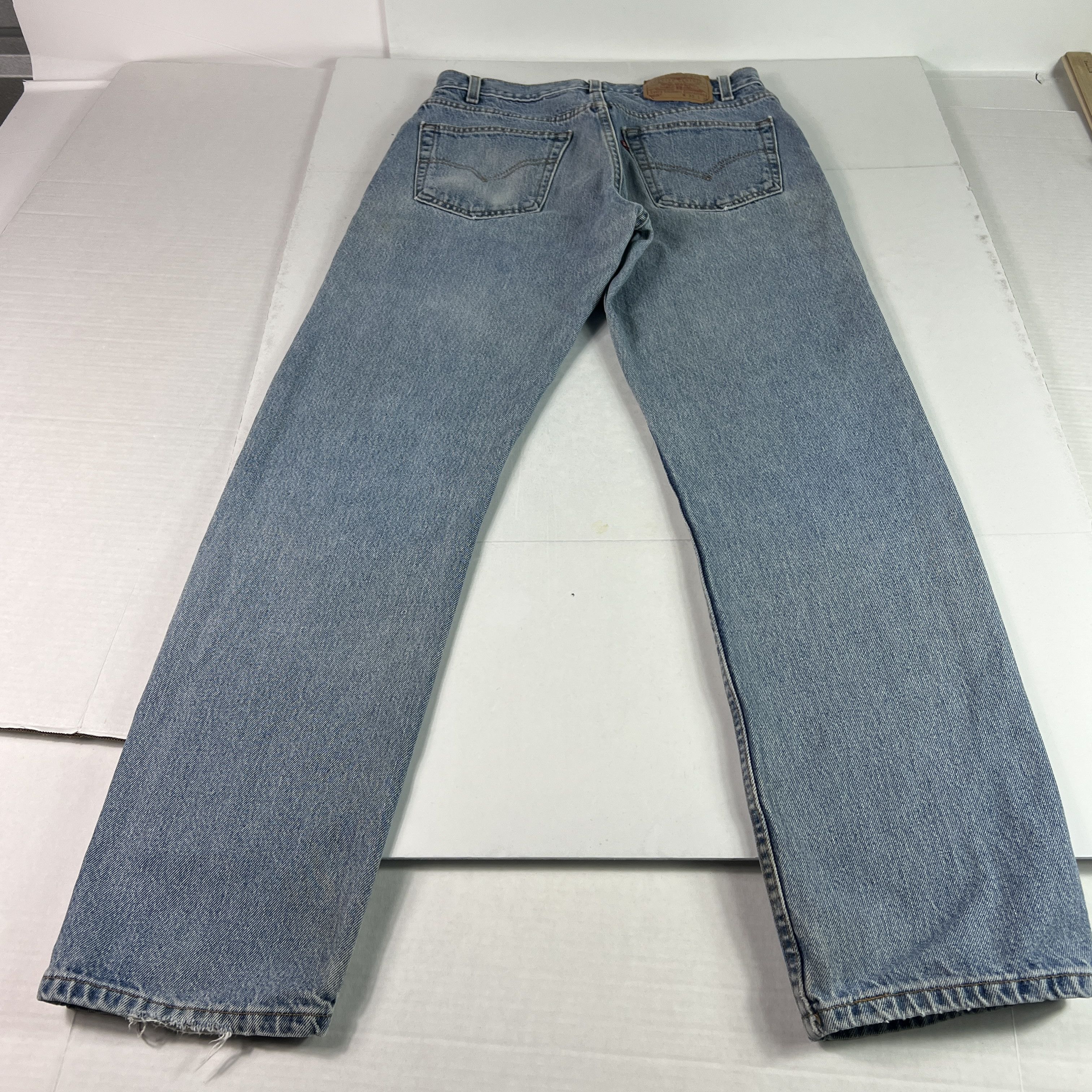 Levi's Y2K Levi's Jeans 505 Straight Blue Faded Distressed Denim Size US 31 - 13 Thumbnail