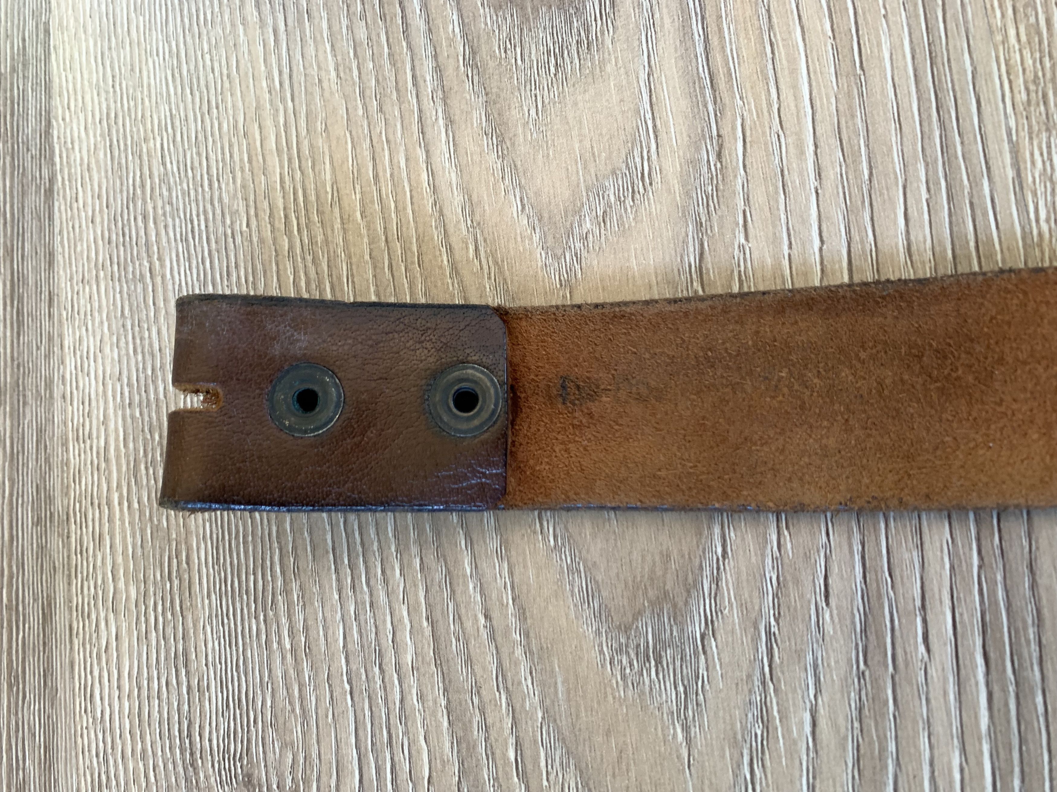 Harley Davidson Harley Davidson Brown Leather Belt Without Buckle Size ONE SIZE - 4 Thumbnail
