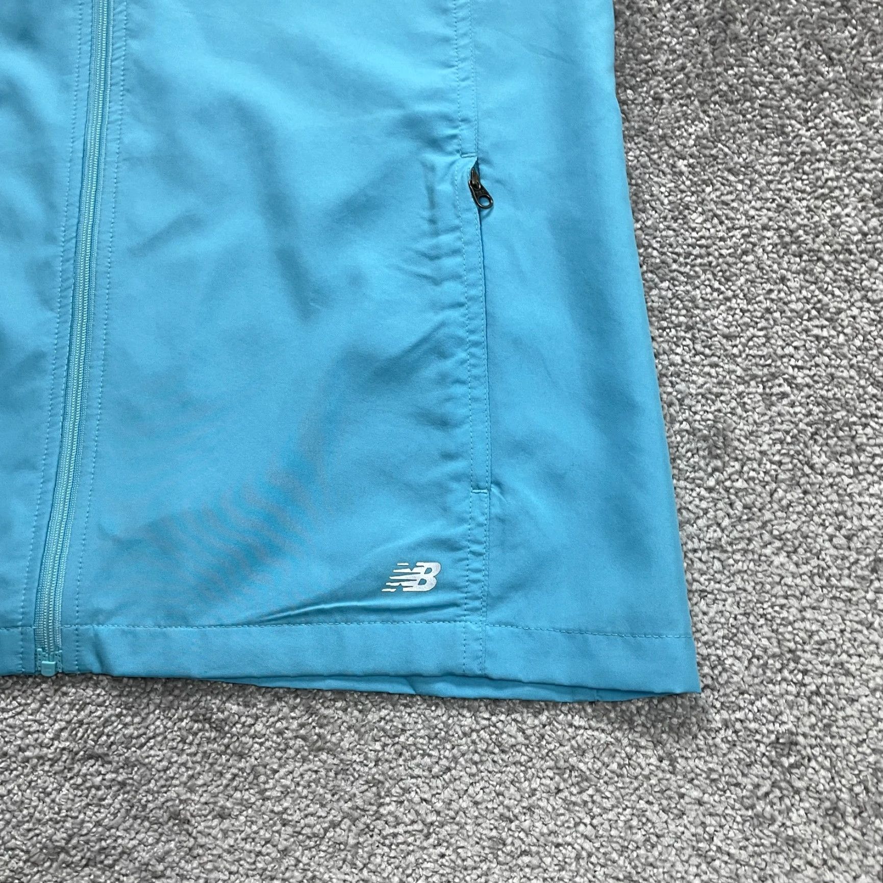 New Balance New Balance Windbreaker Jacket Womens XL Blue Full Zip Pockets High Neck Outdoor Casual Activewear Sports Size XL / US 12-14 / IT 48-50 - 6 Thumbnail