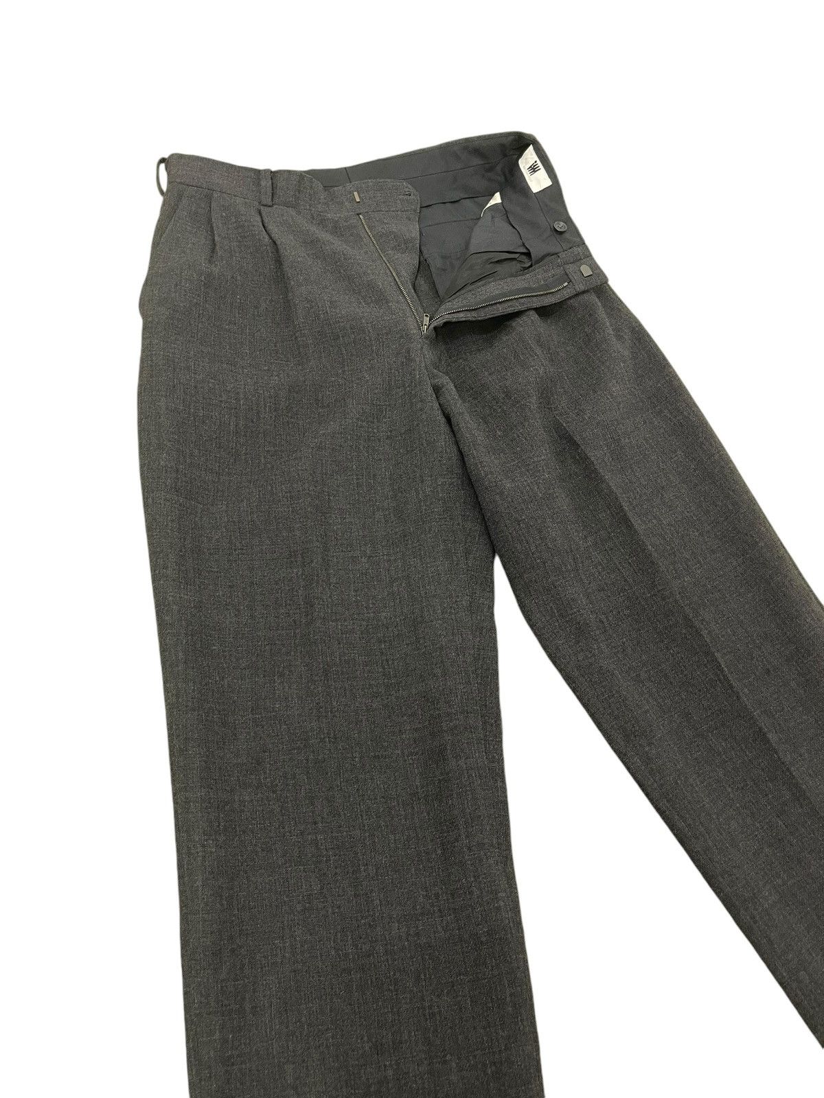 Issey Miyake Wide Baggy Wool Trouser Vtg IM Miyake Design Studio 8🟦9 Size US 31 - 1 Thumbnail