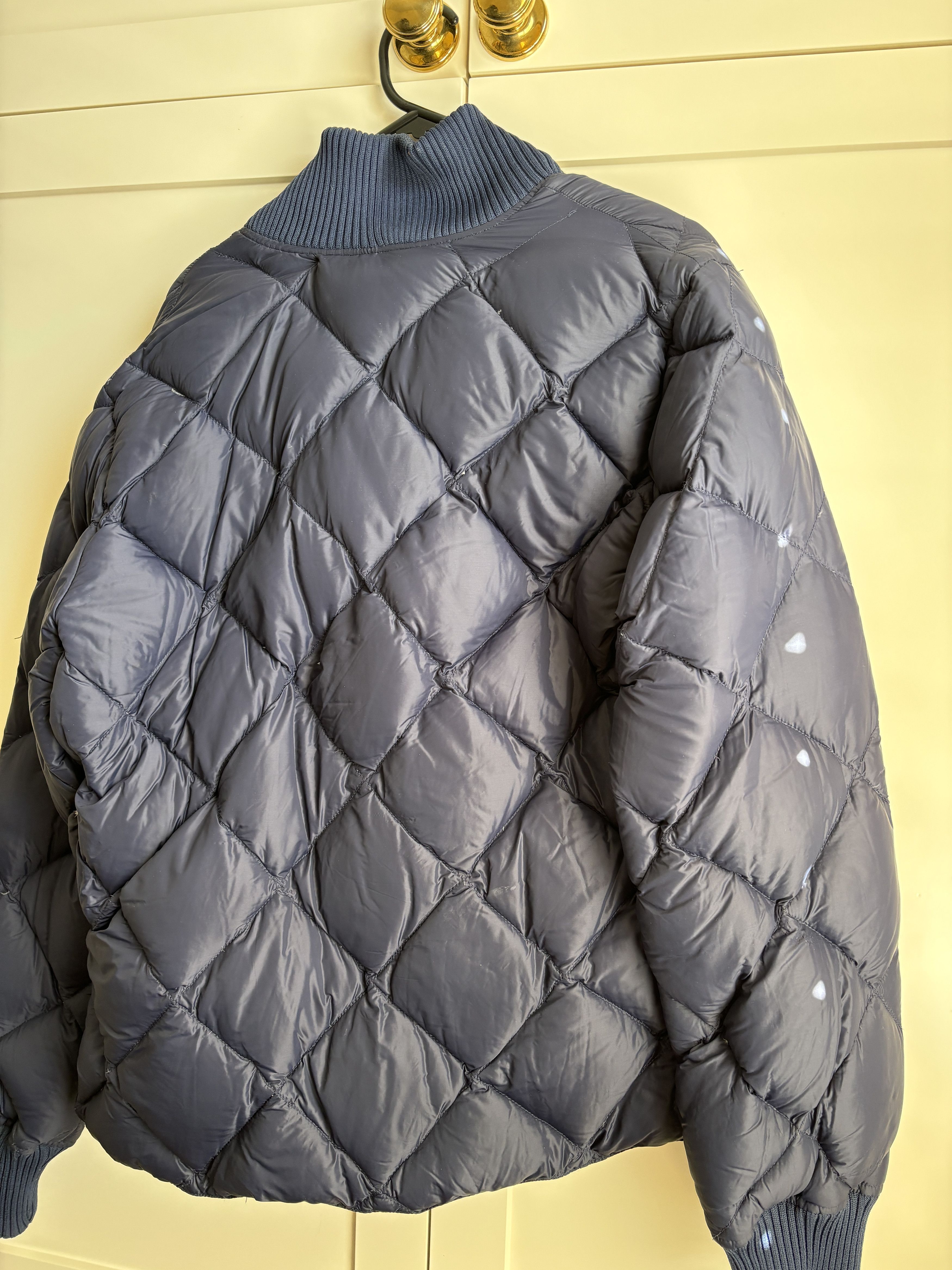 Crescent Down Works Diagonal Quilt Sweater Bomber Size M Size US M / EU 48-50 / 2 - 6 Thumbnail