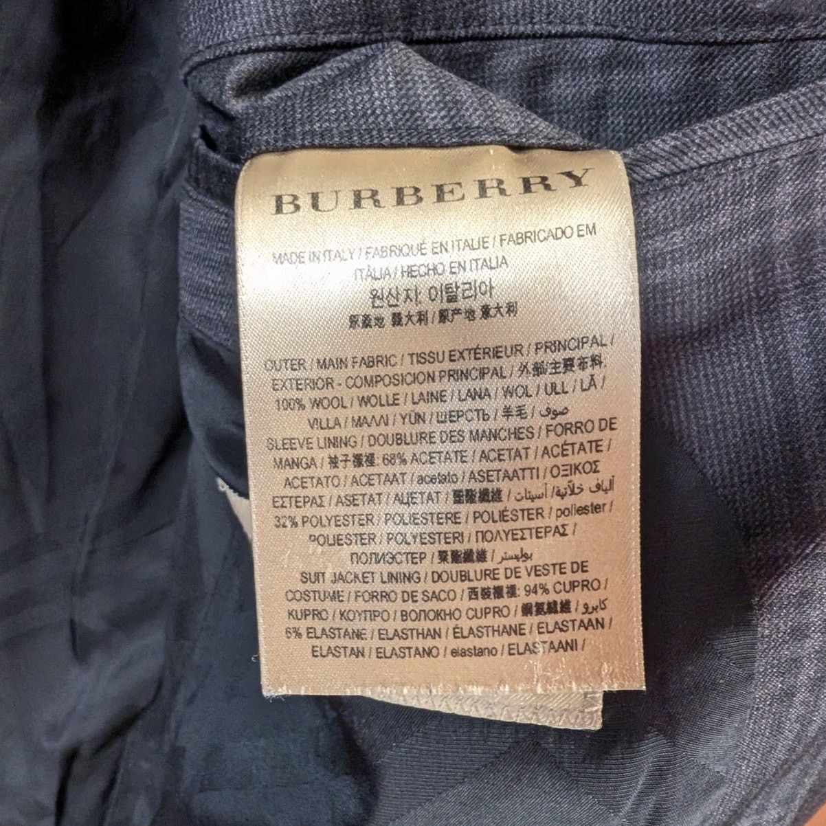 Burberry Burberry Men's Plaid TWO-Piece Suit 52R 42R US Made in Italy Size 42R - 8 Thumbnail