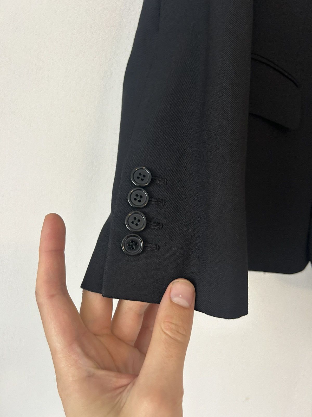Saint Laurent Paris Black Wool Blazer Size US M / EU 48-50 / 2 - 7 Thumbnail