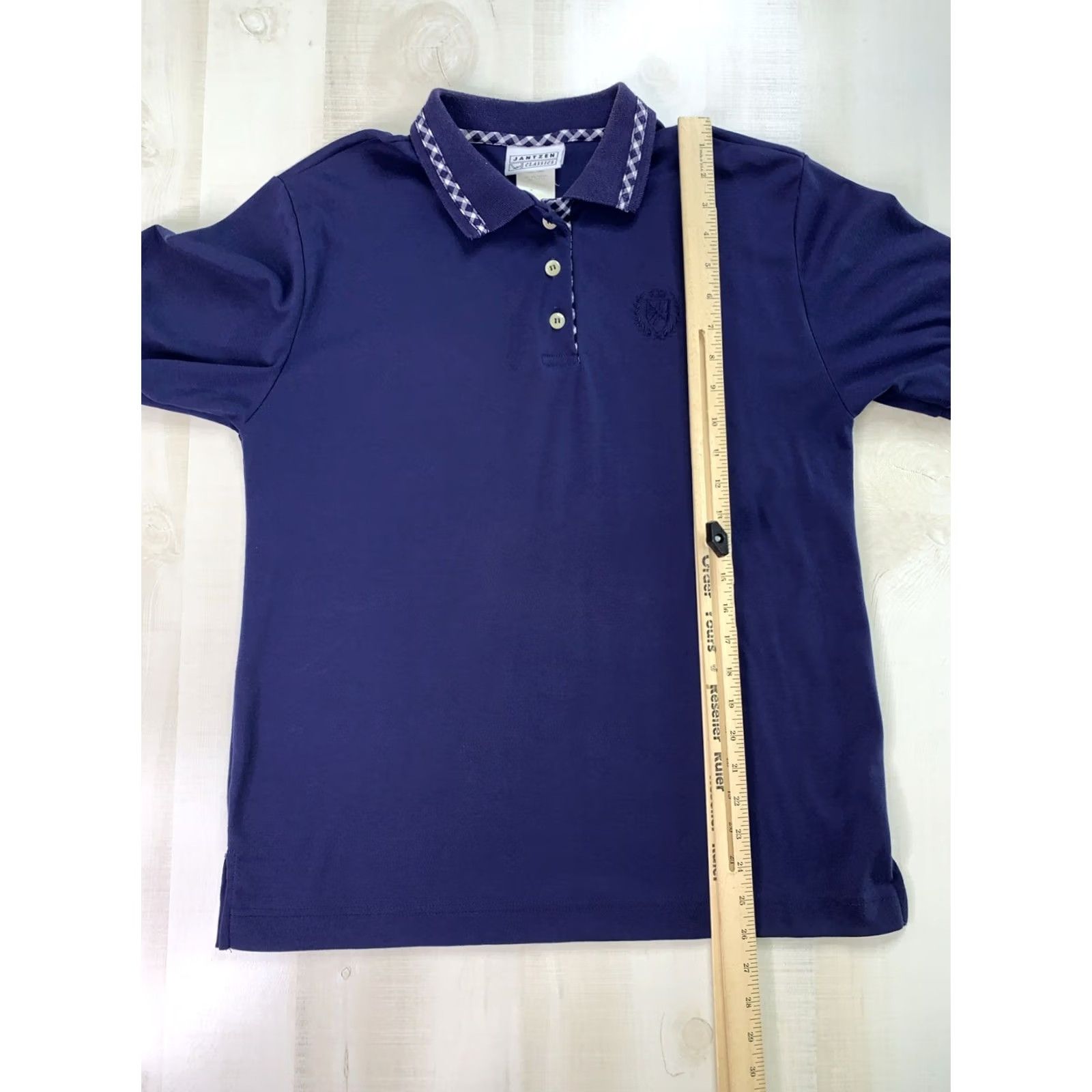 Jantzen VINTAGE Jantzen USA Polo Shirt Golf Mens Blue Large-12807 Size US L / EU 52-54 / 3 - 4 Thumbnail