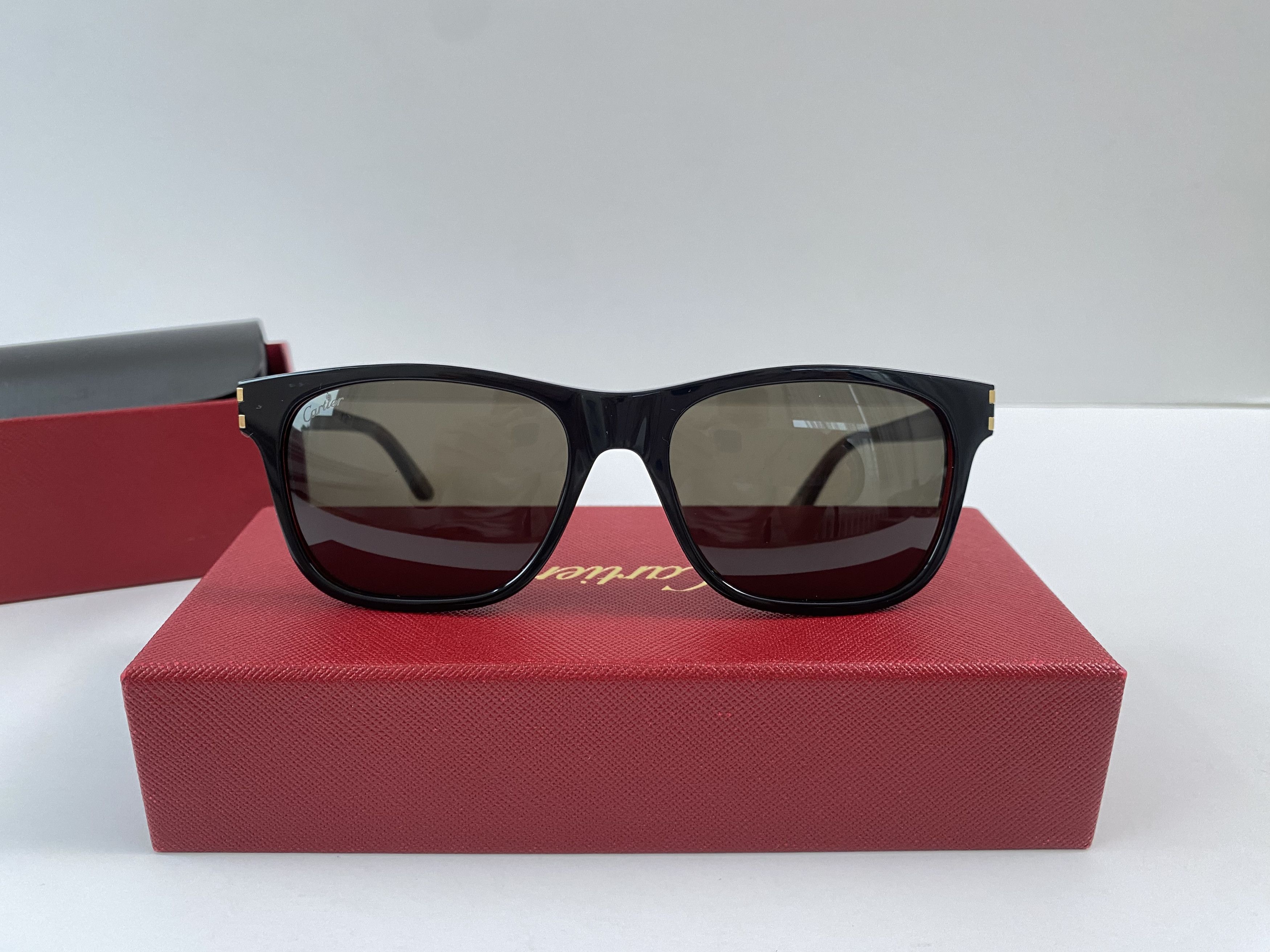 Cartier Cartier Square Frame Sunglasses Size ONE SIZE - 1 Thumbnail