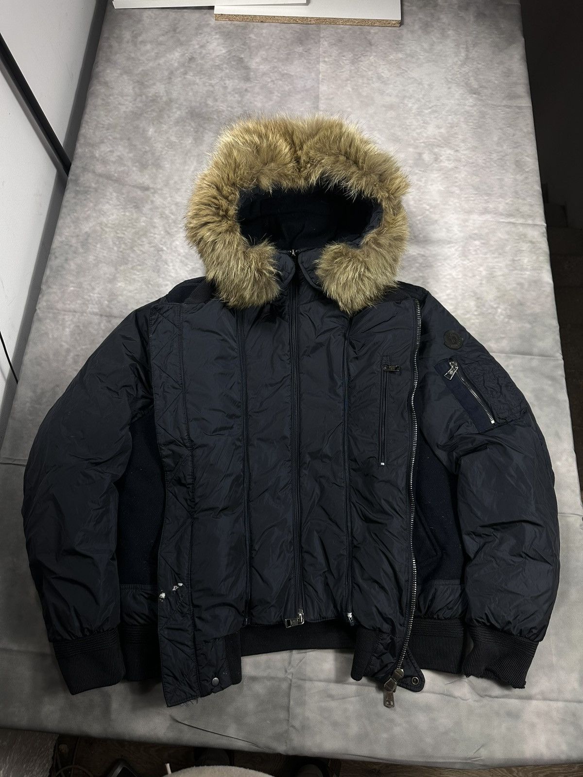 Moncler Moncler Muscade Fur Down Jacket bomber cropped japan Size US M / EU 48-50 / 2 - 7 Thumbnail