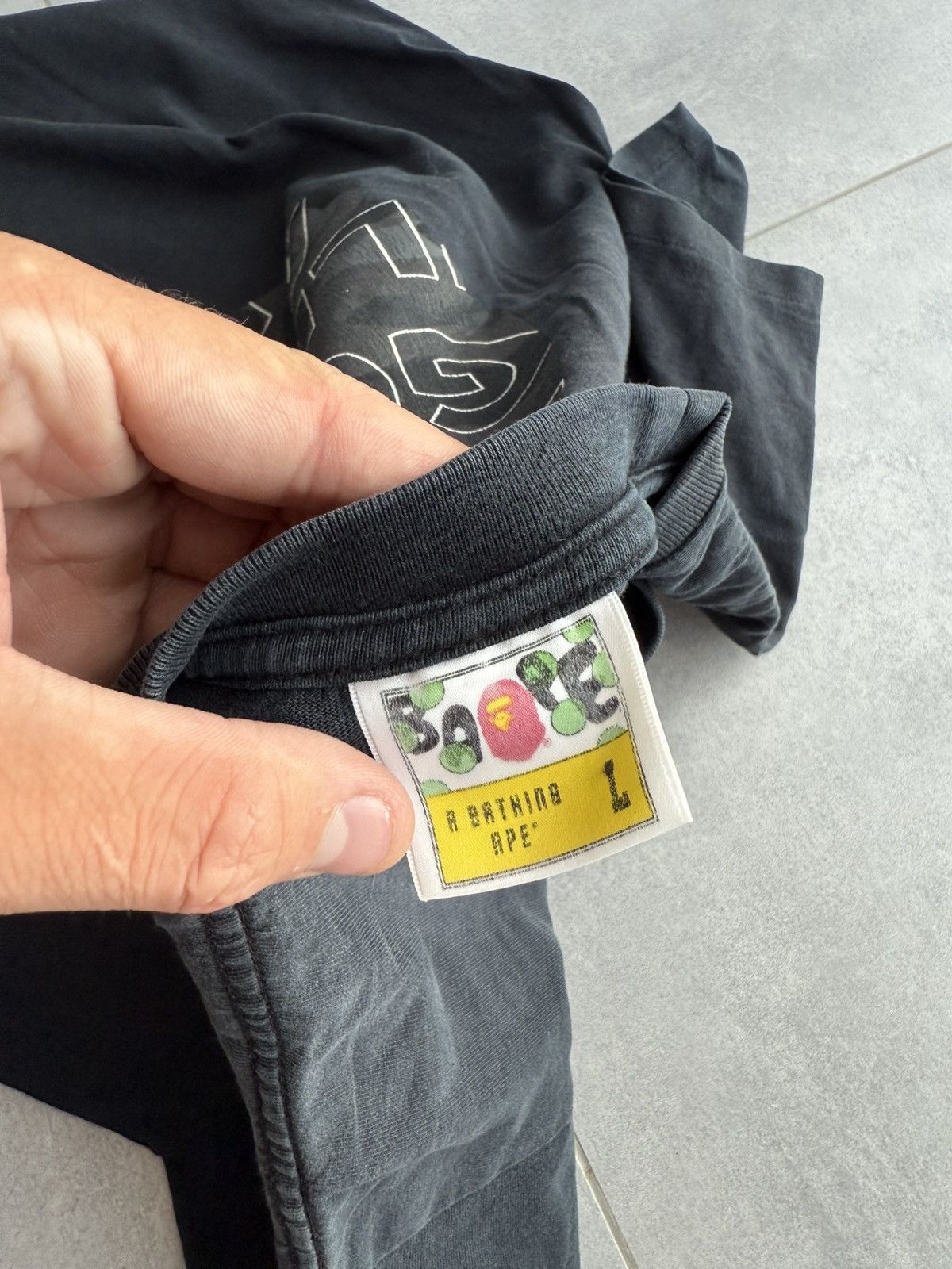 A bathing Ape Vintage Big logo tee t-shirt hype y2k opium