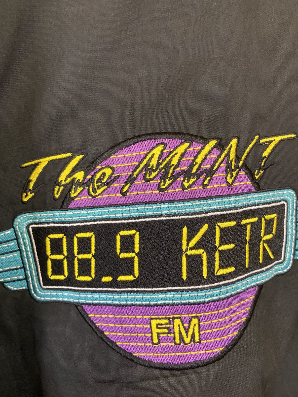 Vintage The Met 88.9 KETR Bomber Jacket Size US XXL / EU 58 / 5 - 6 Thumbnail