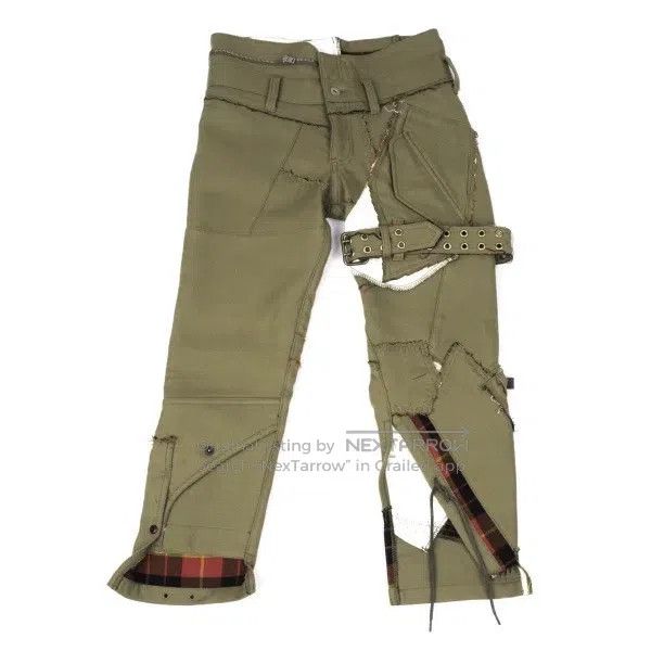 Junya Watanabe Junya Watanabe size XS Green vintage design sense trousers Size US 27 - 1 Thumbnail
