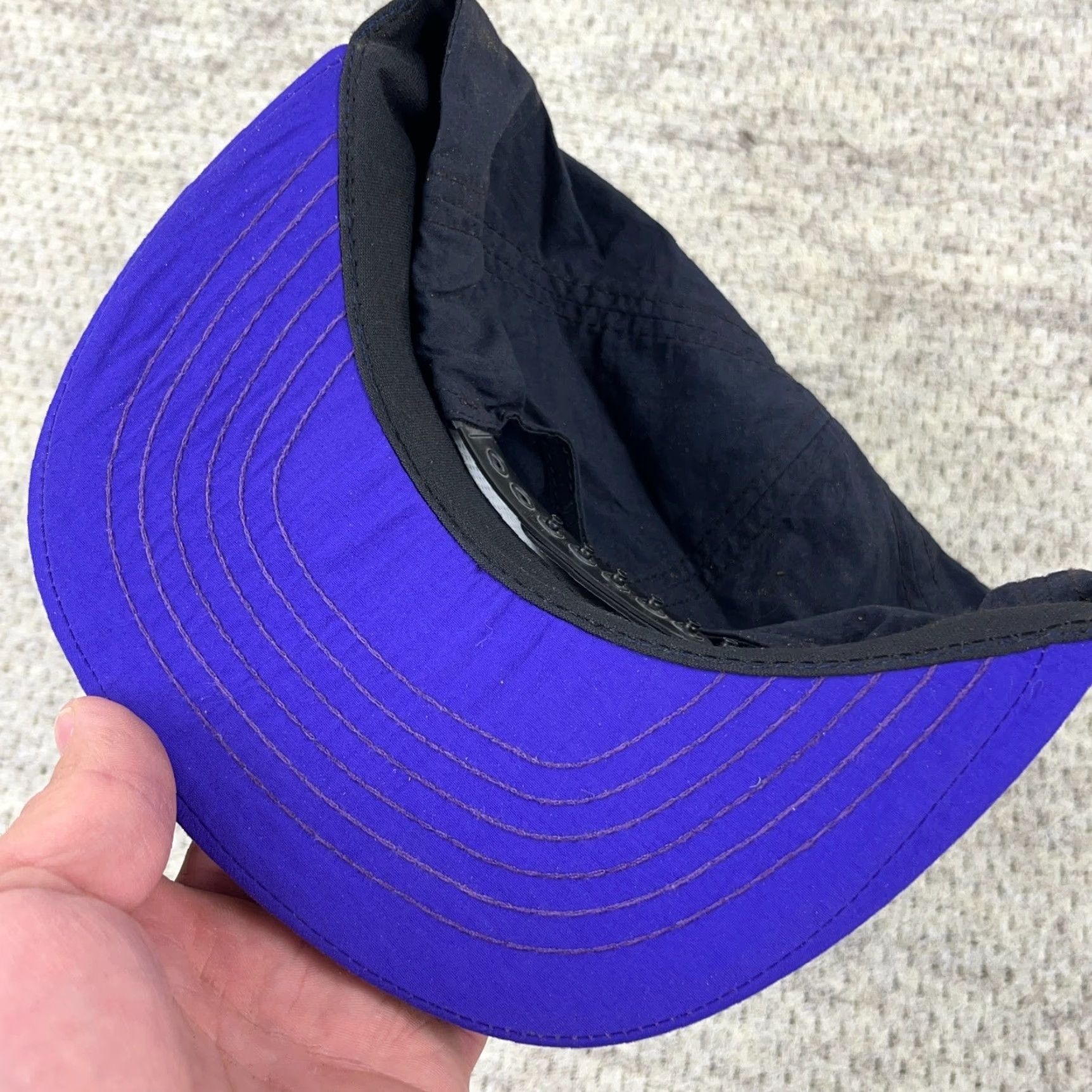 Nomad VINTAGE Goodyear Tires Snapback Hat Men One Size Purple Motorsports Retro USA 90s Logo Adjustable Size ONE SIZE - 4 Thumbnail