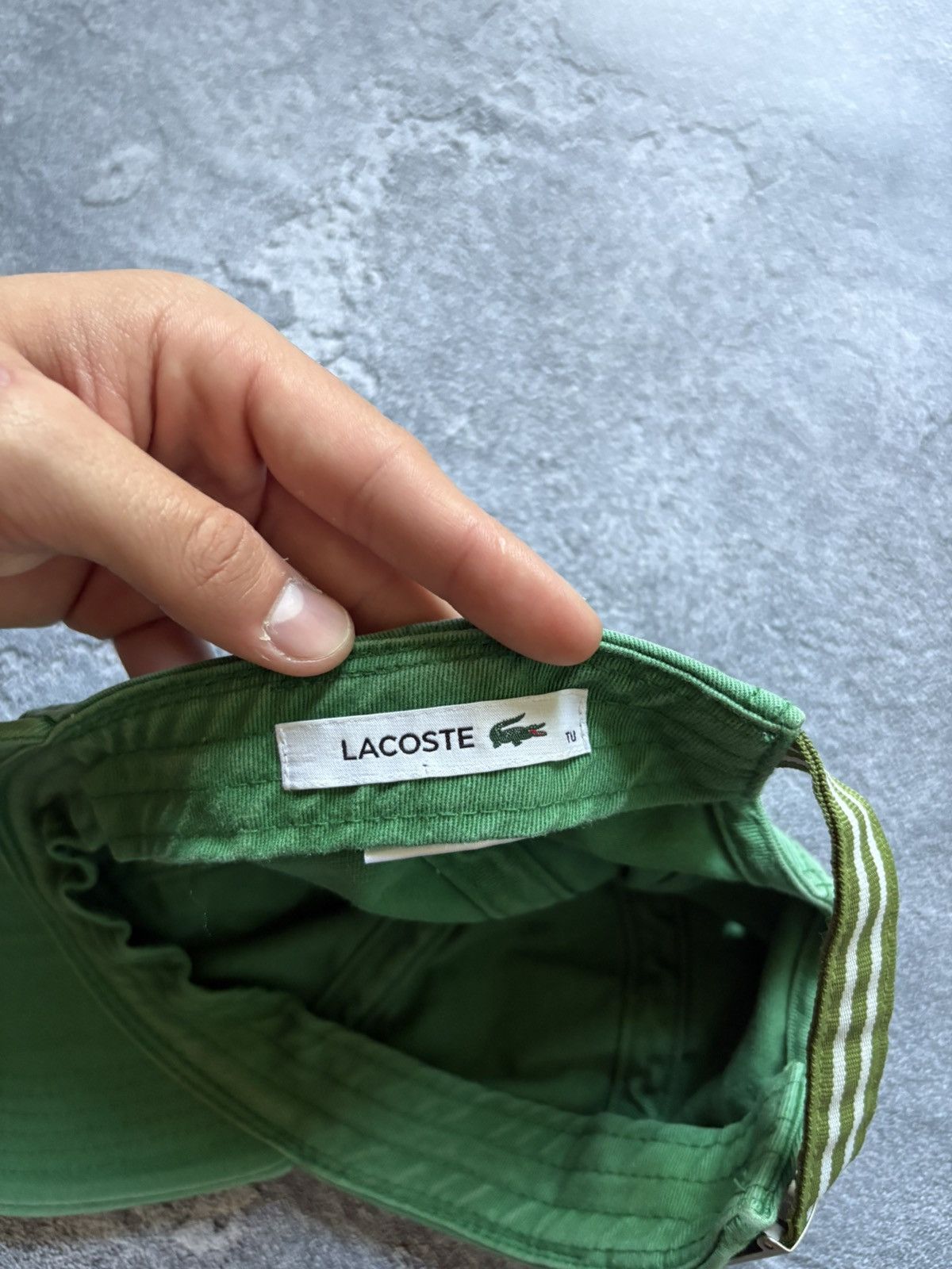 Lacoste Vintage Lacoste Streetwear Y2K Embroidered Logo Green Cap Size ONE SIZE - 5 Thumbnail