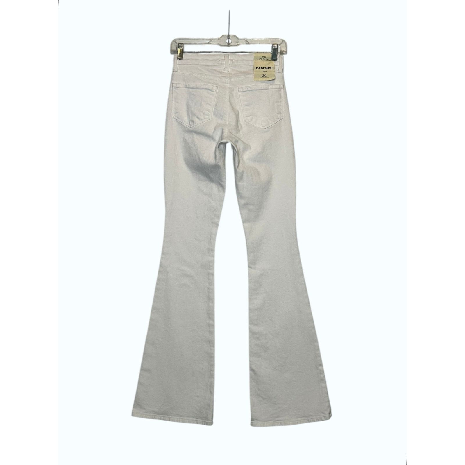 L'AGENCE L'Agence White Bell High Rise Flare Jeans size 25 - 2 Size 26" / US 2 / IT 38 - 2 Thumbnail