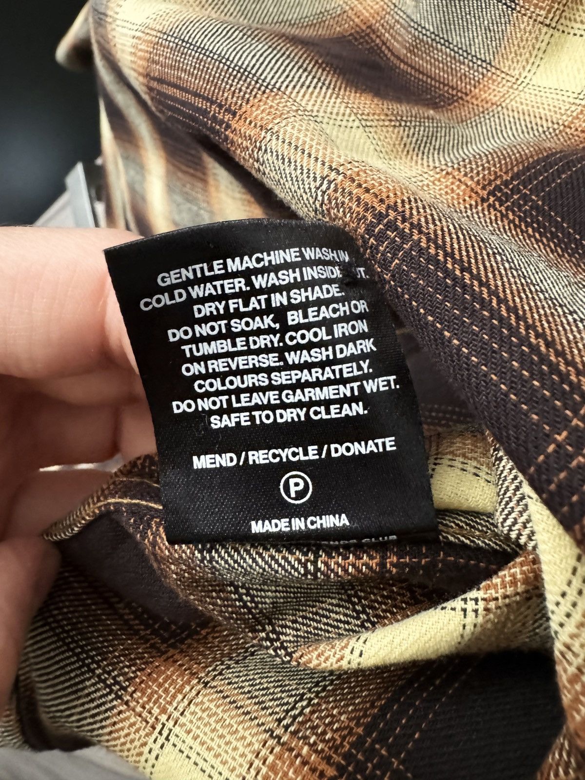 Stolen Girlfriends Club Brown Check Painter Shirt Size US XXL / EU 58 / 5 - 8 Thumbnail