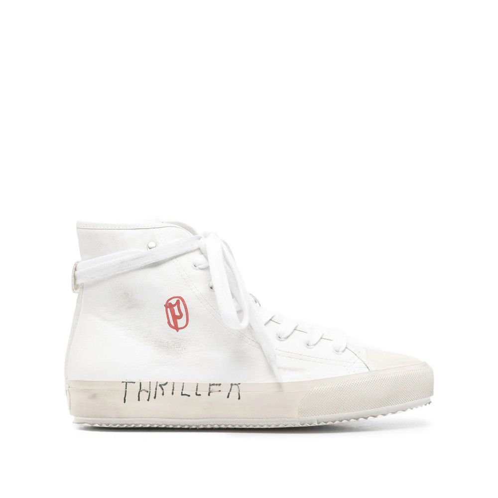 Paly Hollywood Paly Hollywood WHITE Trainers - Hi-Tops Size US 12 / EU 45 - 1 Thumbnail