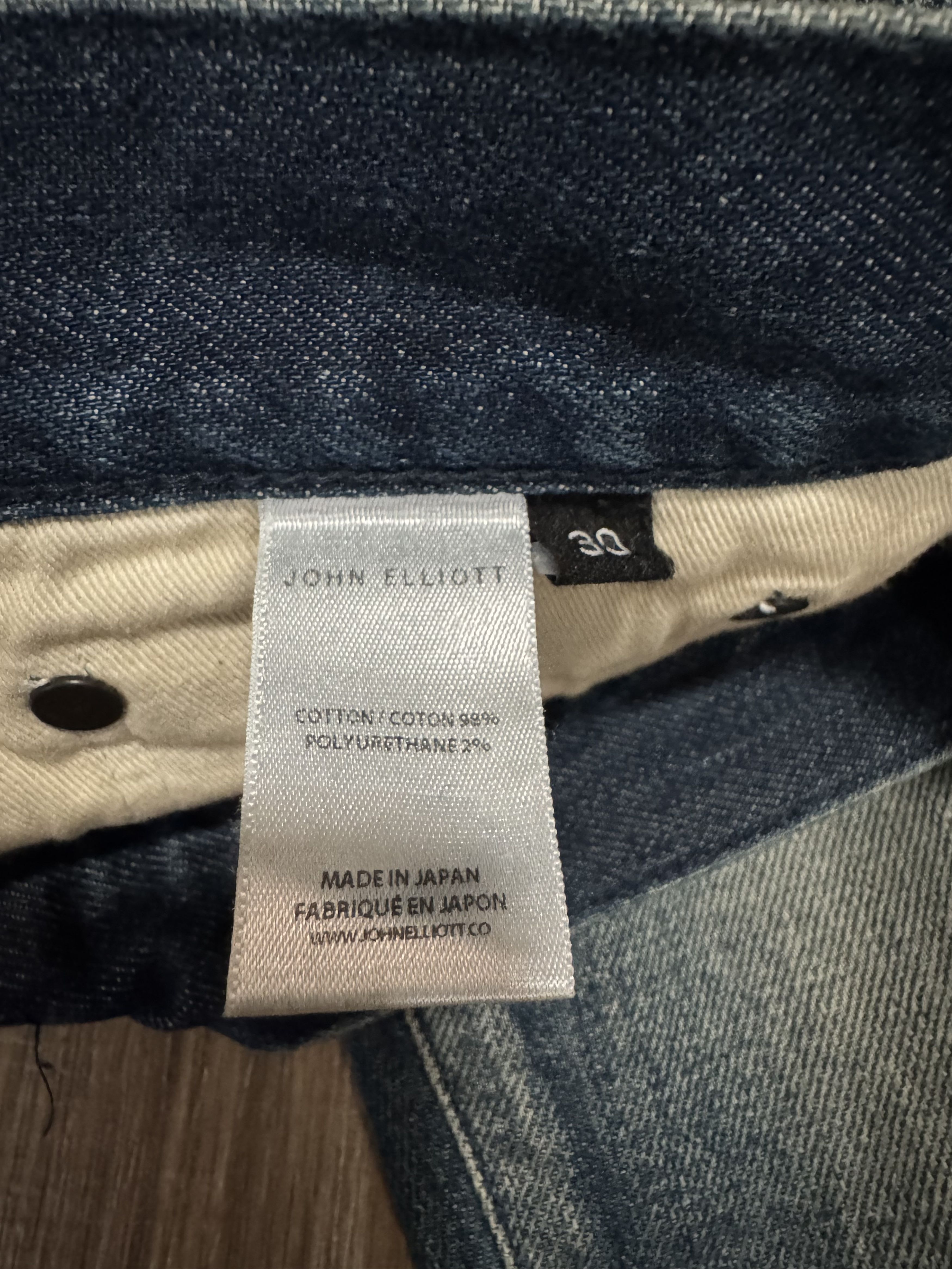 John Elliott John Elliott Stonewash Cast Denim Size US 30 / EU 46 - 4 Thumbnail